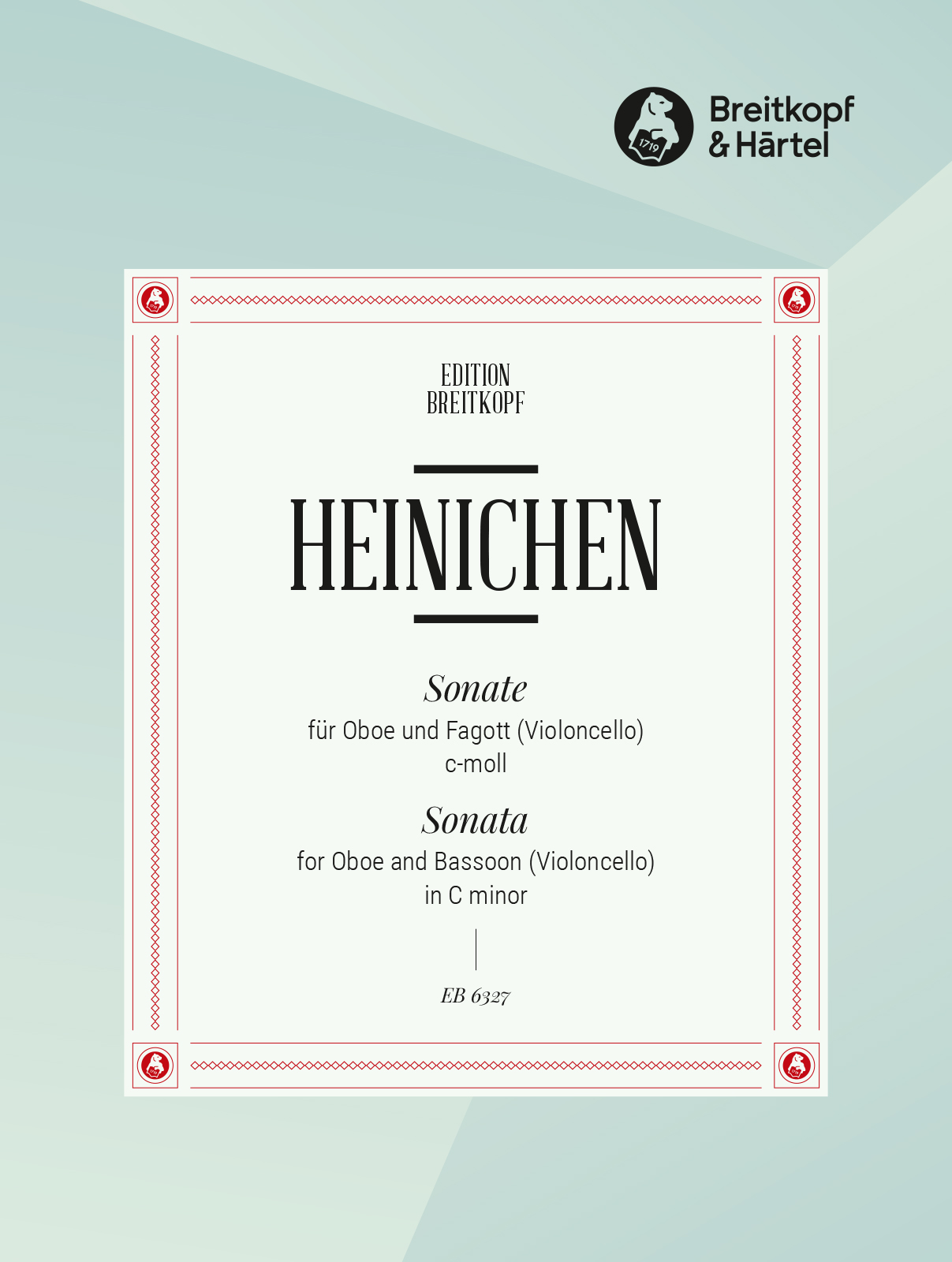 Johann David Heinichen - Sonate c-moll - Cover