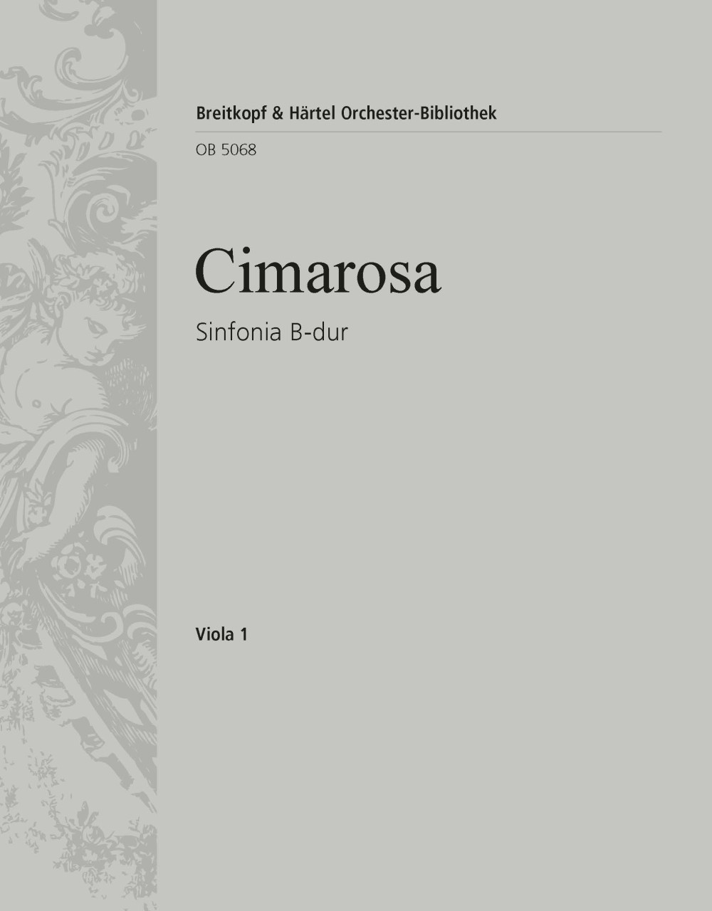 OB 5068-19 - Sinfonia in Bb major - Cover