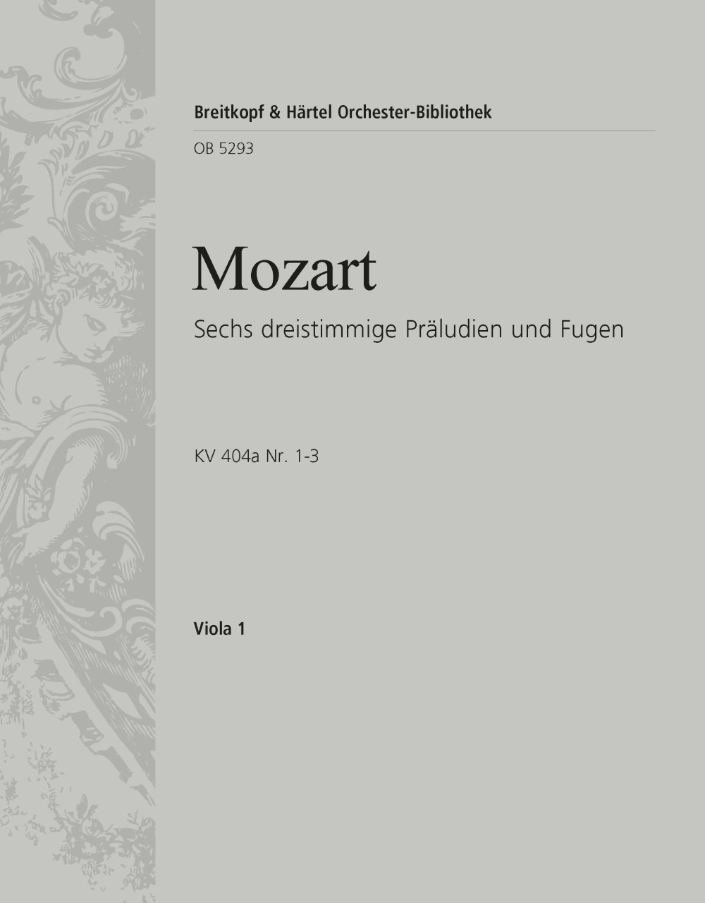 OB 5293-19 - 6 dreistimmige Präludien und Fugen - Cover