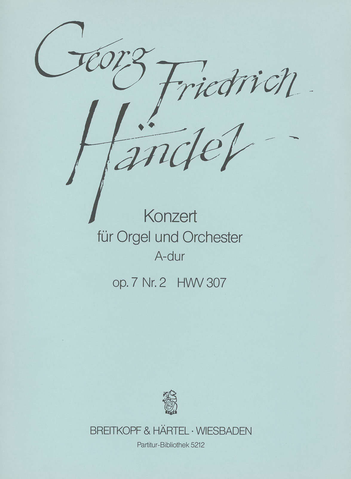 Georg Friedrich Händel - Orgelkonzert (Nr. 8) A-dur op. 7/2 HWV 307 - Cover