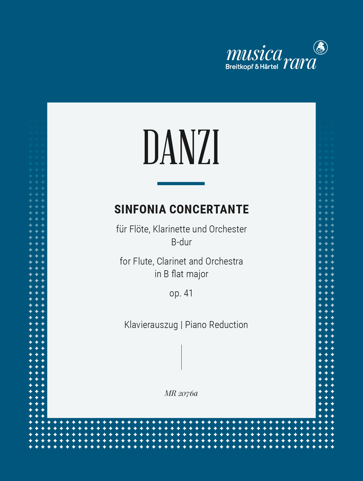 Franz Danzi - Sinfonia Concertante B-dur op. 41 - Cover