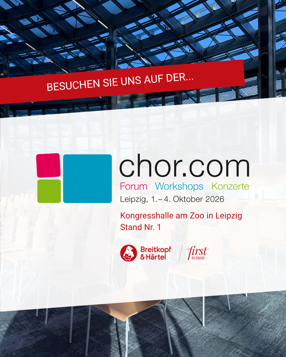 chor.com 2026 – Kongresshalle am Zoo, Leipzig