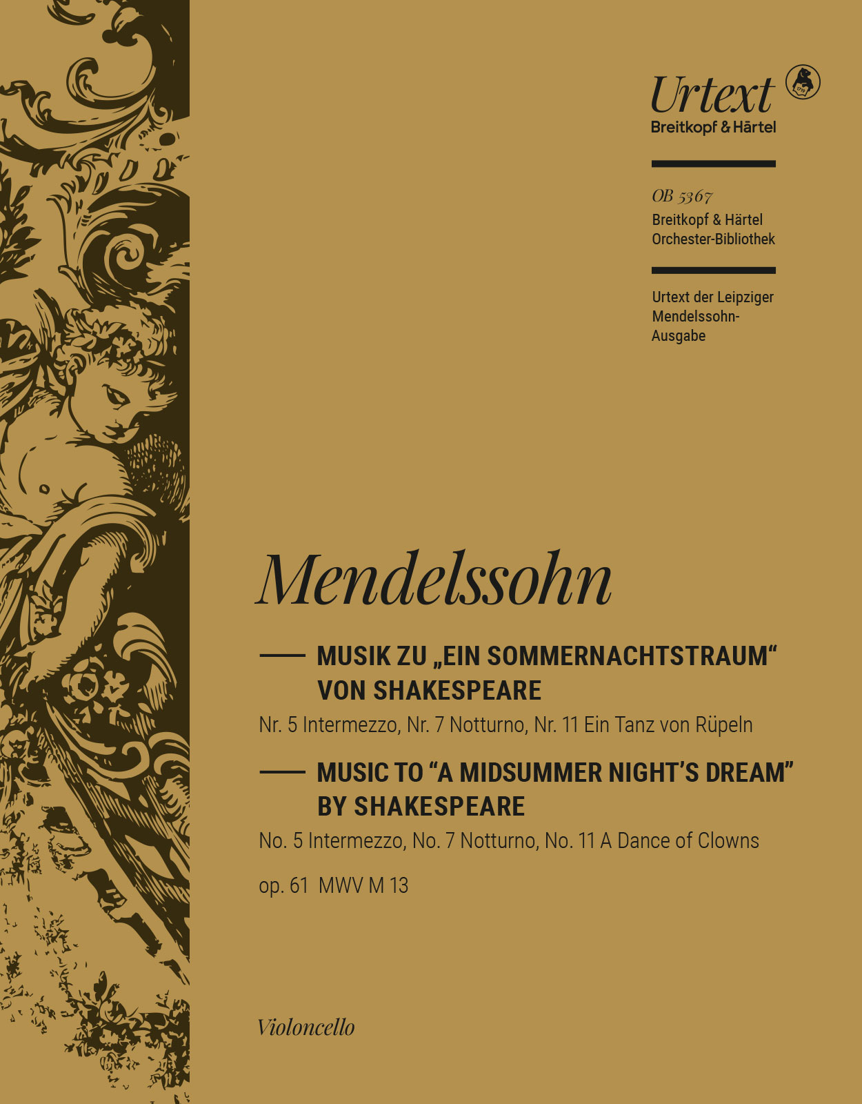 OB 5367-23 - A Midsummer Night’s Dream Op. 61 MWV M 13 - Cover