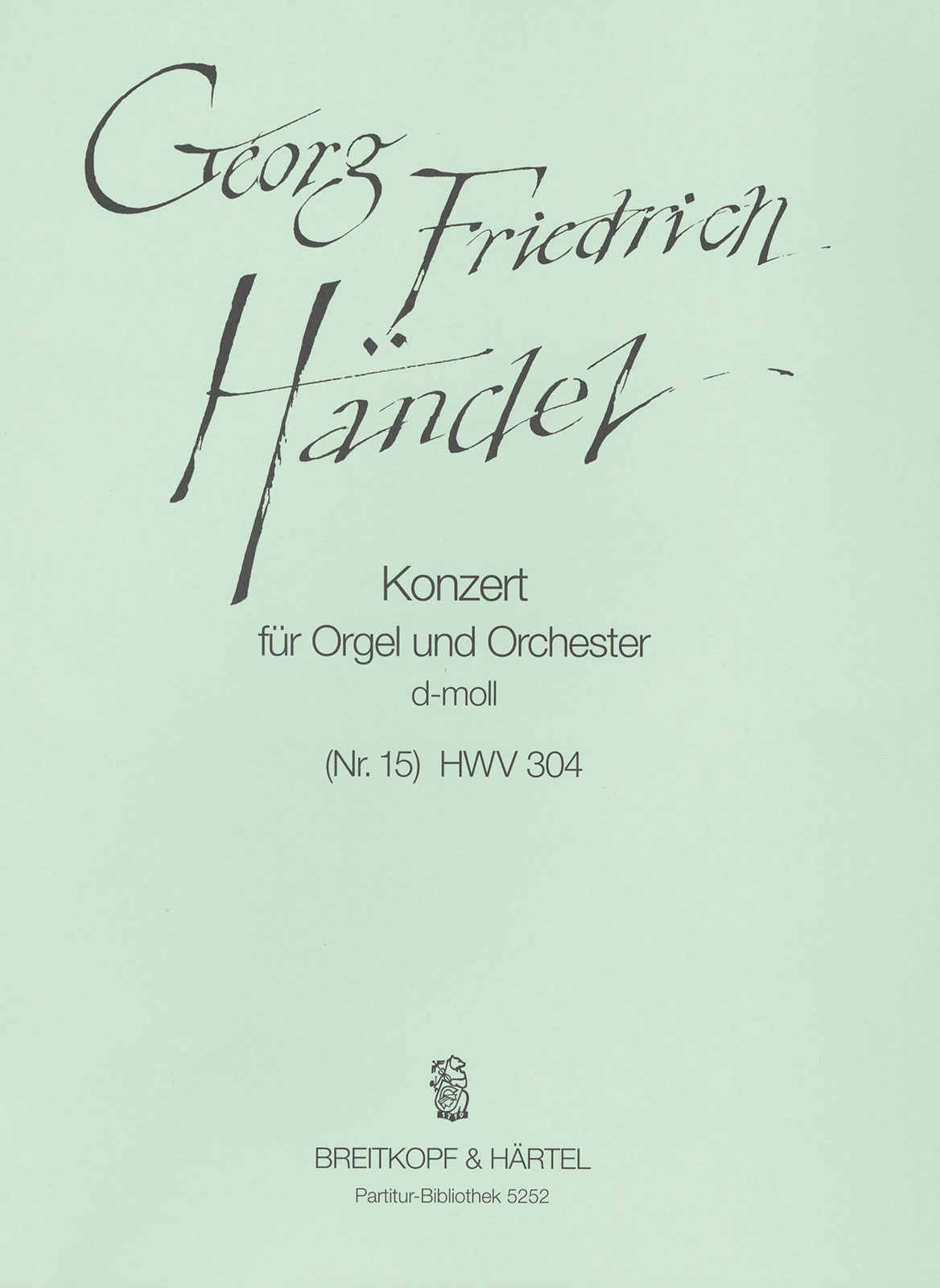 Georg Friedrich Händel - Orgelkonzert (Nr. 15) d-moll HWV 304 - Cover