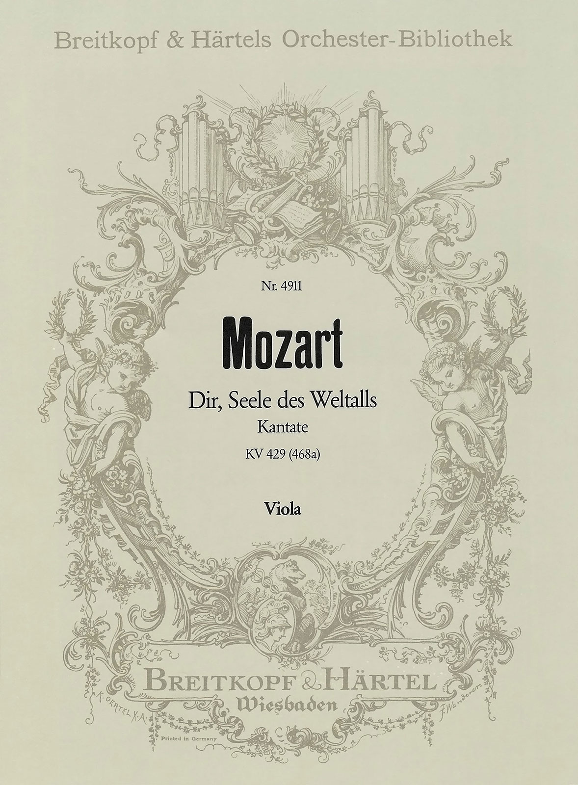 OB 4911-19 - Dir, Seele des Weltalls KV 429 (468a) - Cover