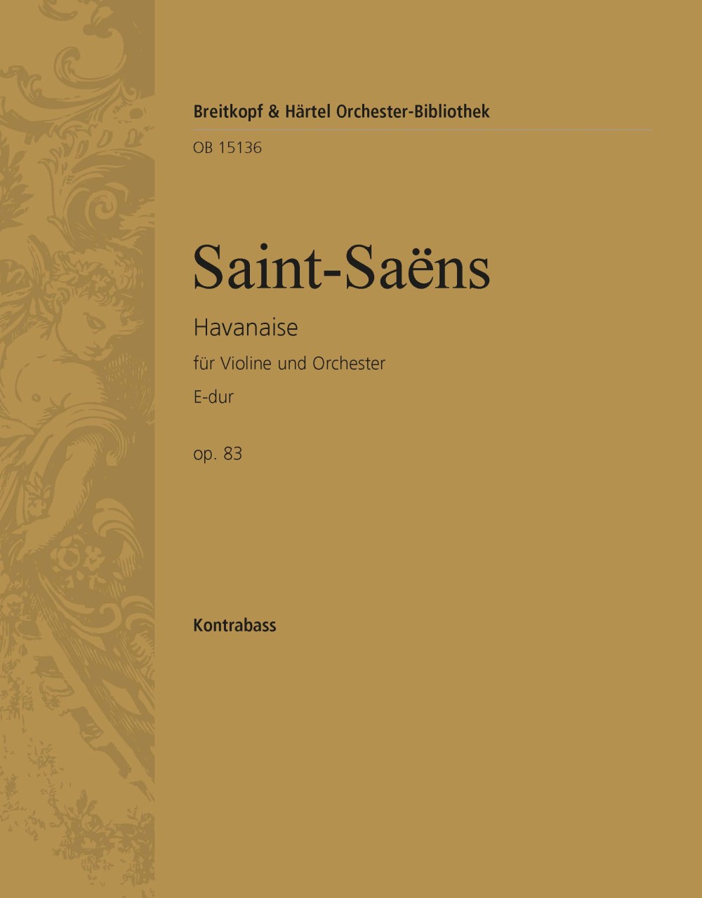 OB 15136-27 - Havanaise in E major Op. 83 - Cover