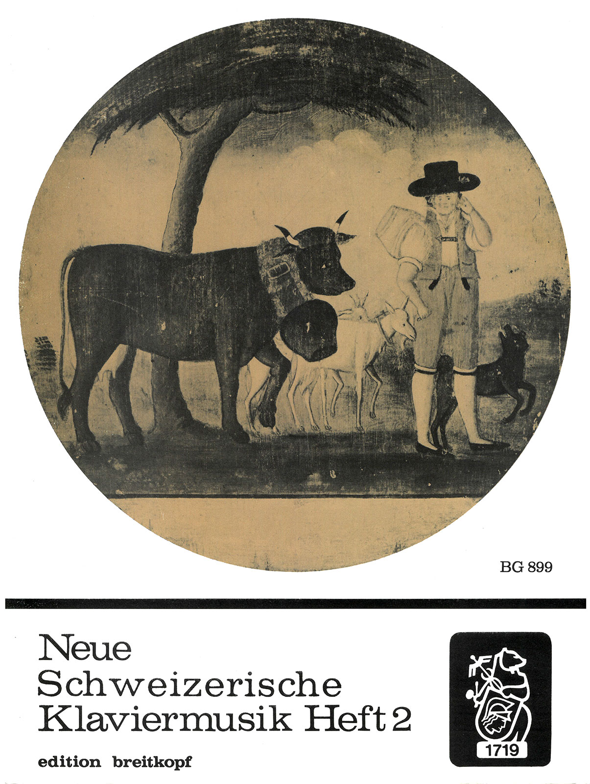 BG 899 - Neue internationale Klaviermusik - Cover