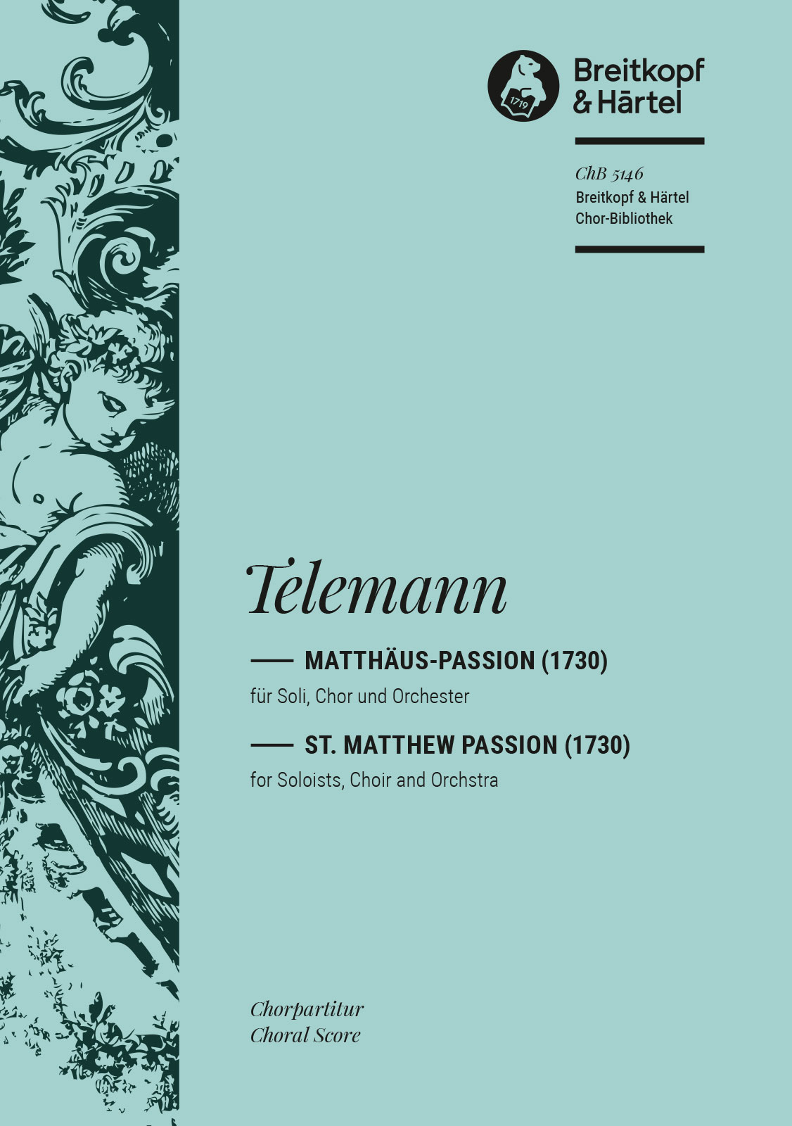 Georg Philipp Telemann - Matthäus-Passion - Cover