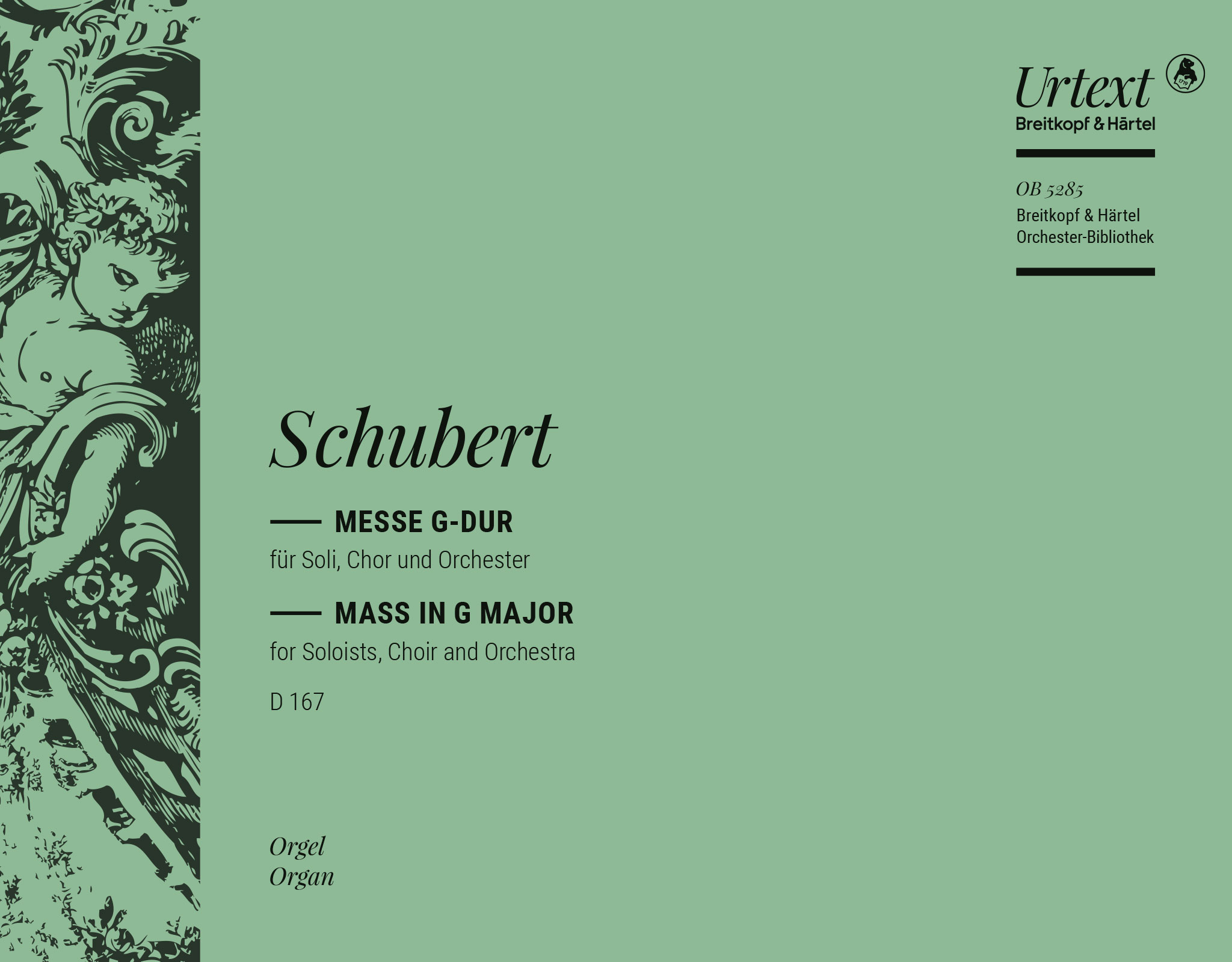 OB 5285-11 - Mass in G major D 167 - Cover