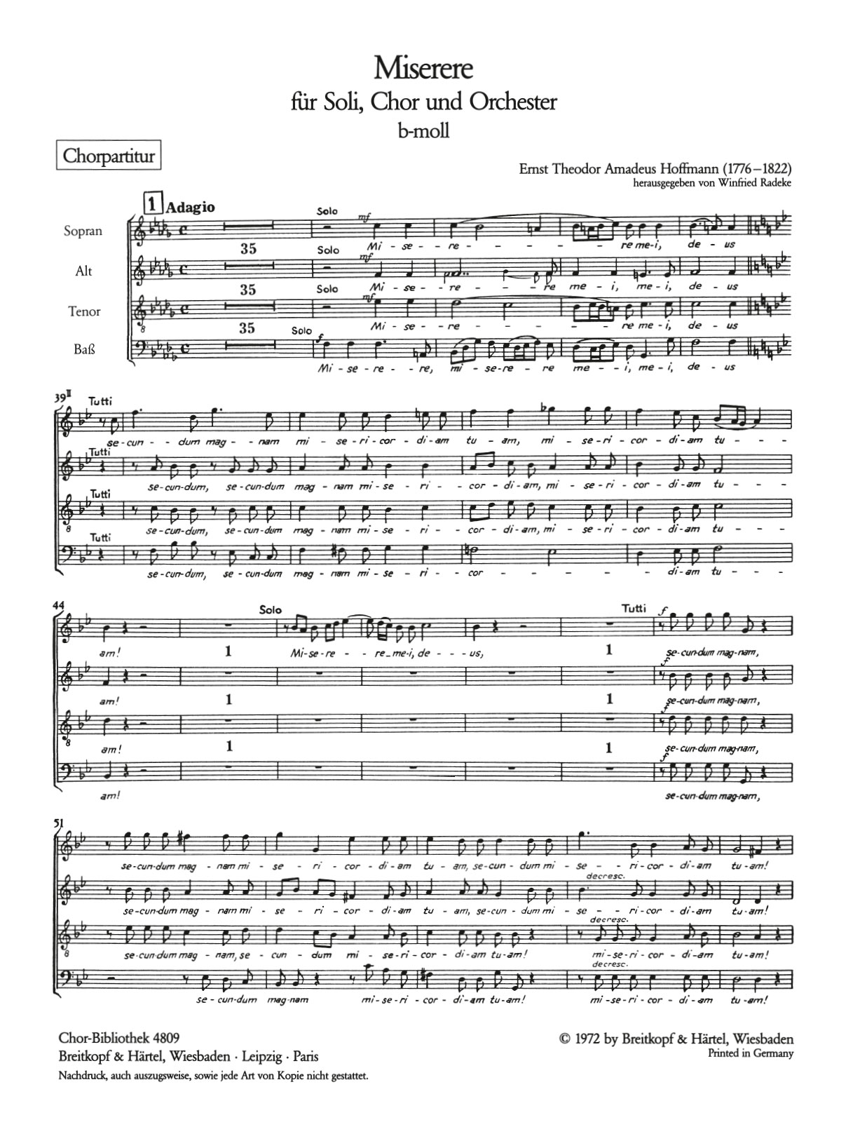 ChB 4809 - Miserere in Bb minor - Cover