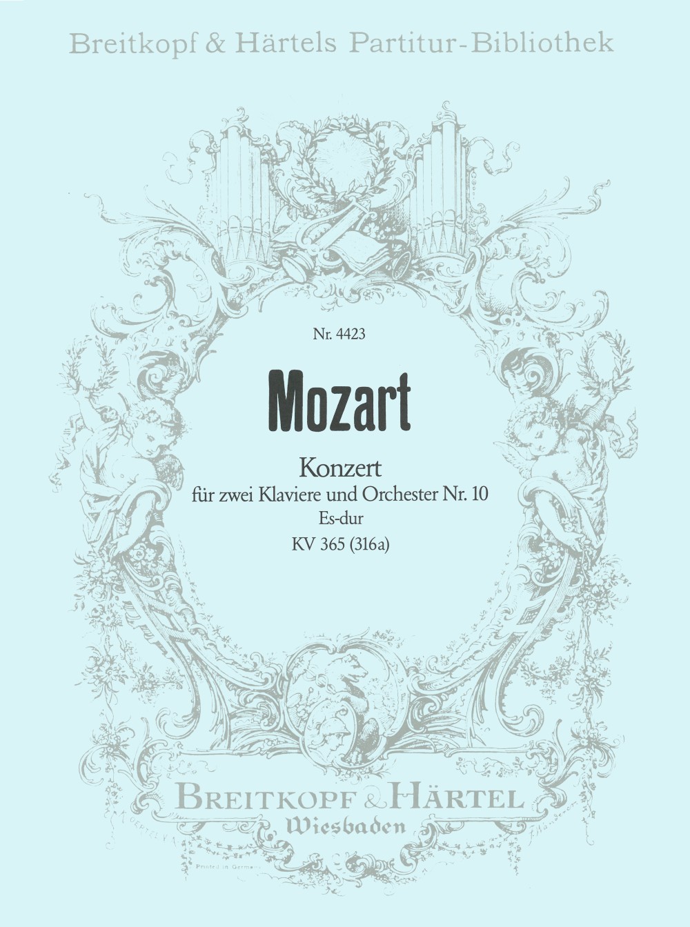 Wolfgang Amadeus Mozart - Klavierkonzert [Nr. 10] Es-dur KV 365 (316a) - Cover
