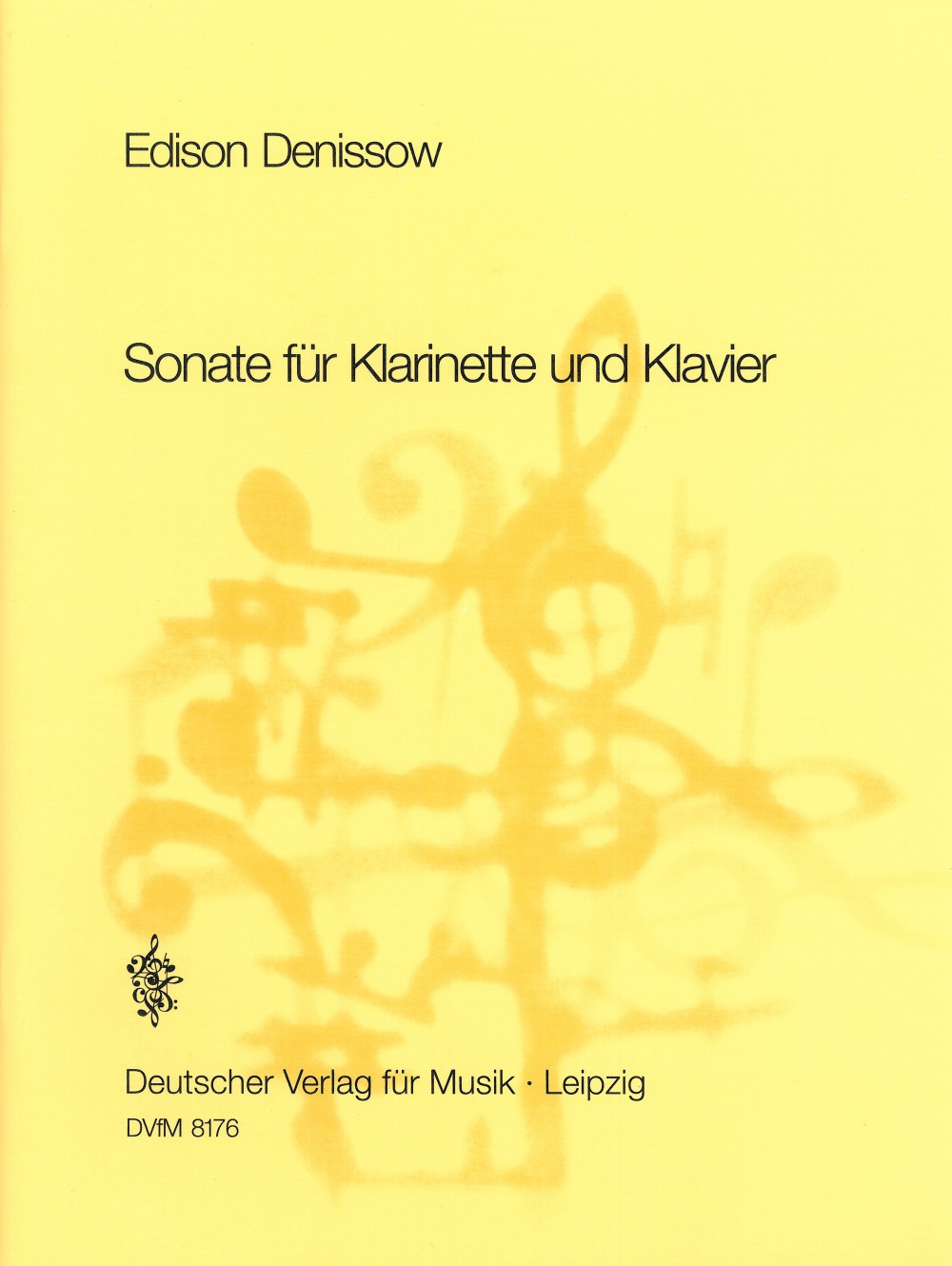Edison Denissow - Sonate für Klarinette und Klavier - Cover