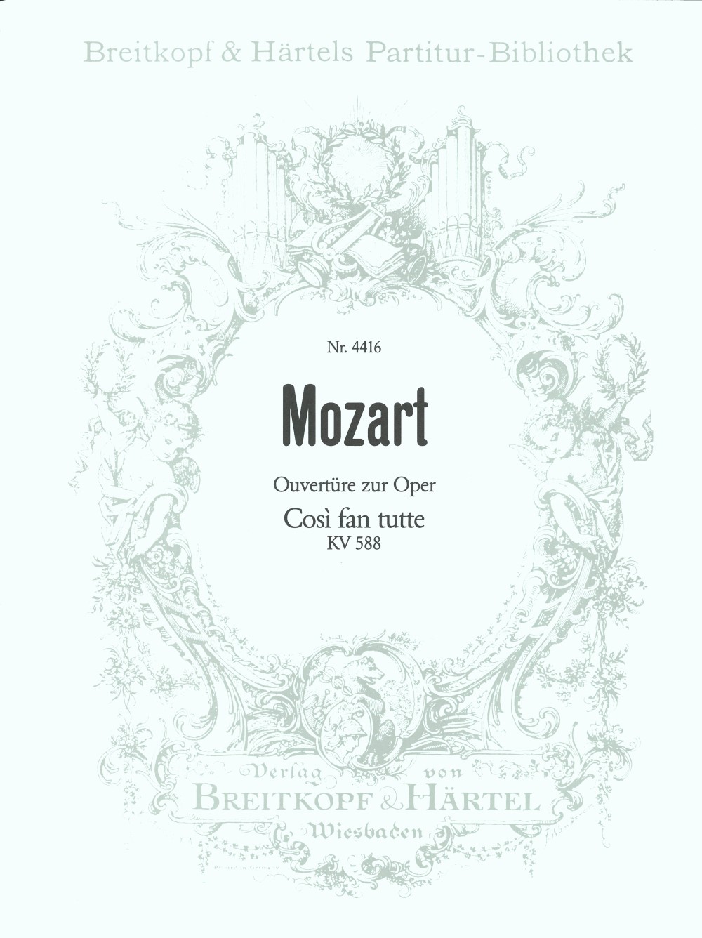 Wolfgang Amadeus Mozart - Così fan tutte K. 588 - Cover