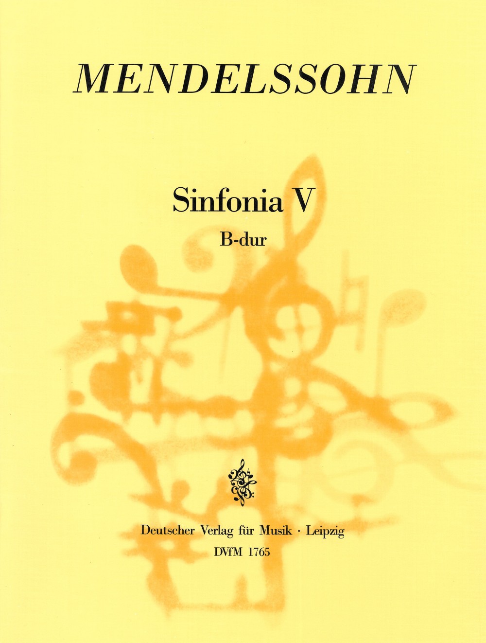Felix Mendelssohn Bartholdy - Sinfonia V B-dur MWV N 5 - Cover