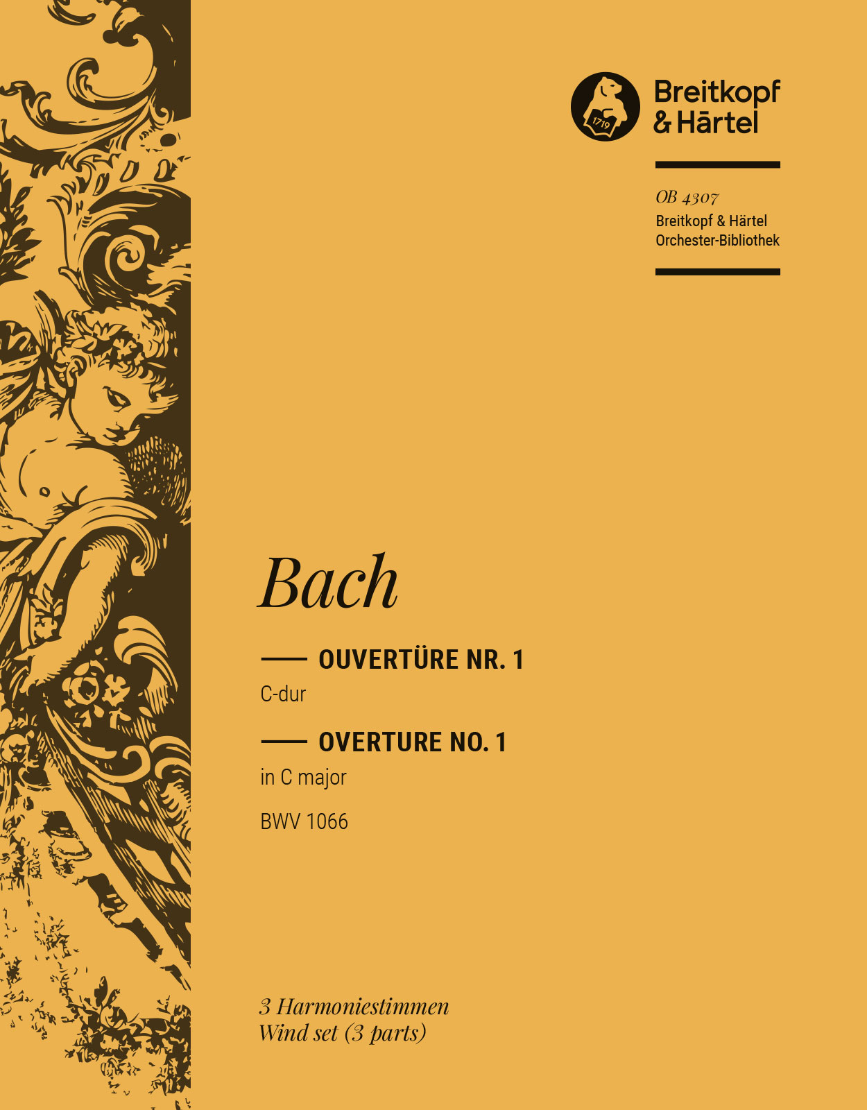 OB 4307-30 - Overture (Suite) No. 1 in C major BWV 1066 - Cover