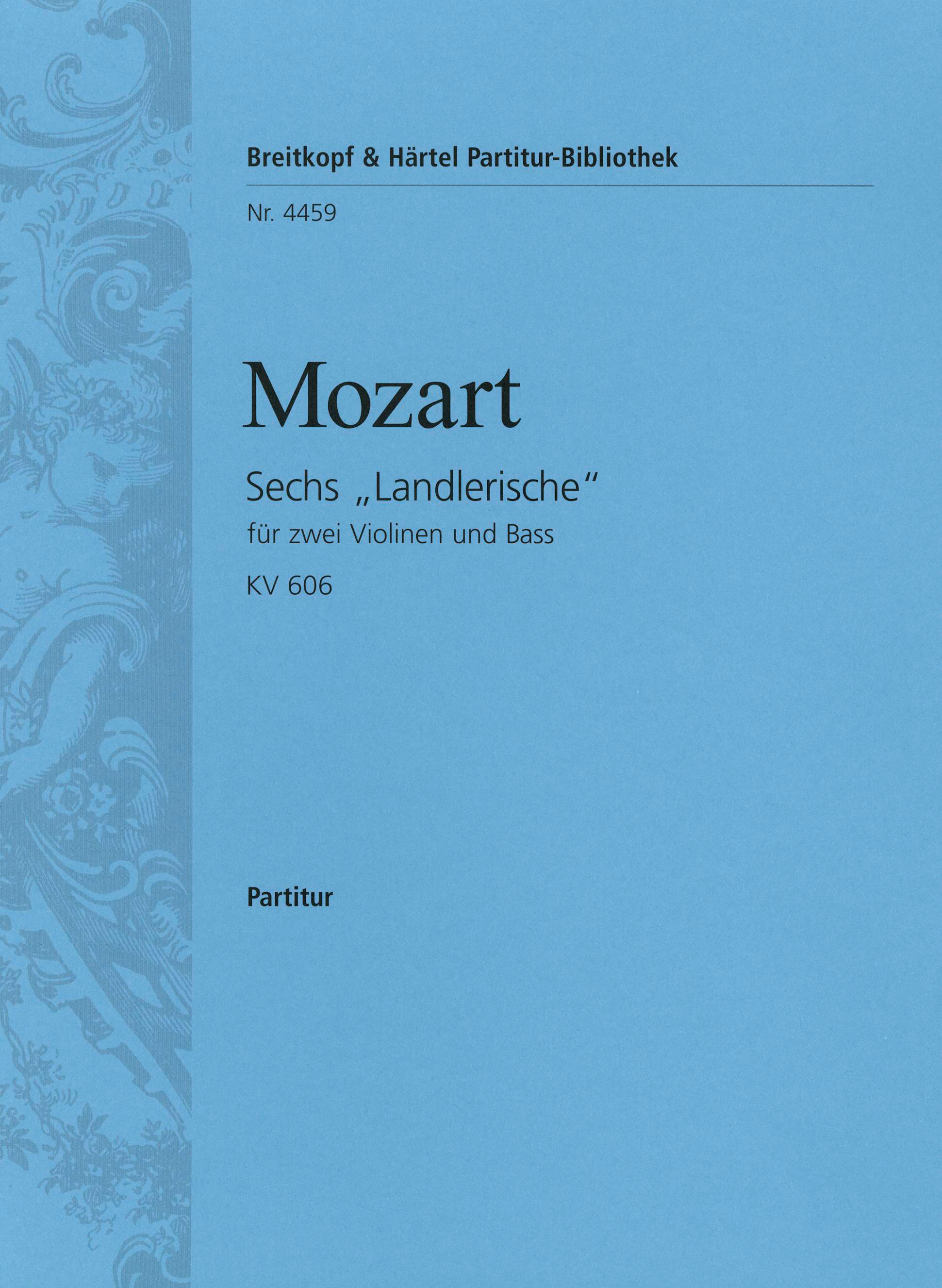 Wolfgang Amadeus Mozart - 6 „Landlerische“ KV 606 - Cover