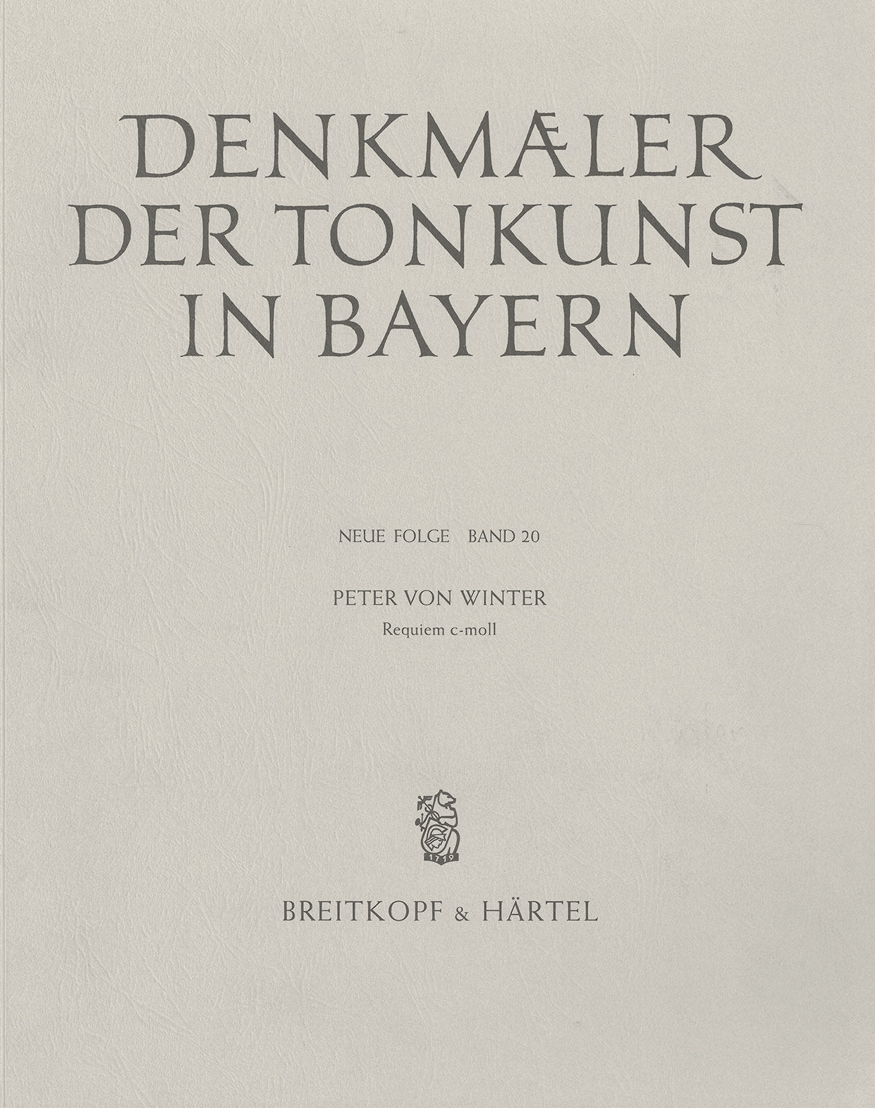 SON 250 - Gesellschaft für Bayerische Musikgeschichte - Denkmäler der Tonkunst in Bayern (Neue Folge) - Cover