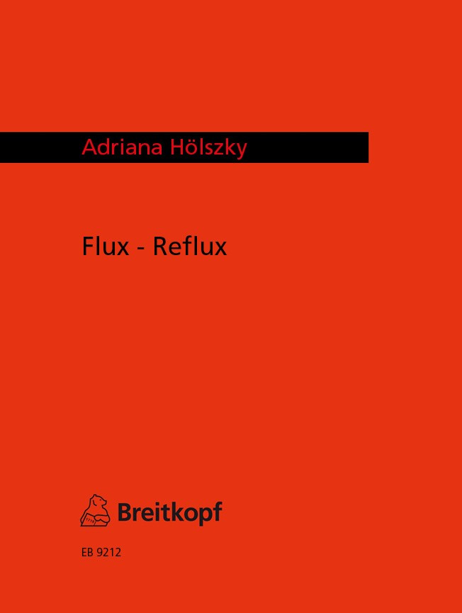 Adriana Hölszky - Flux – Reflux - Cover