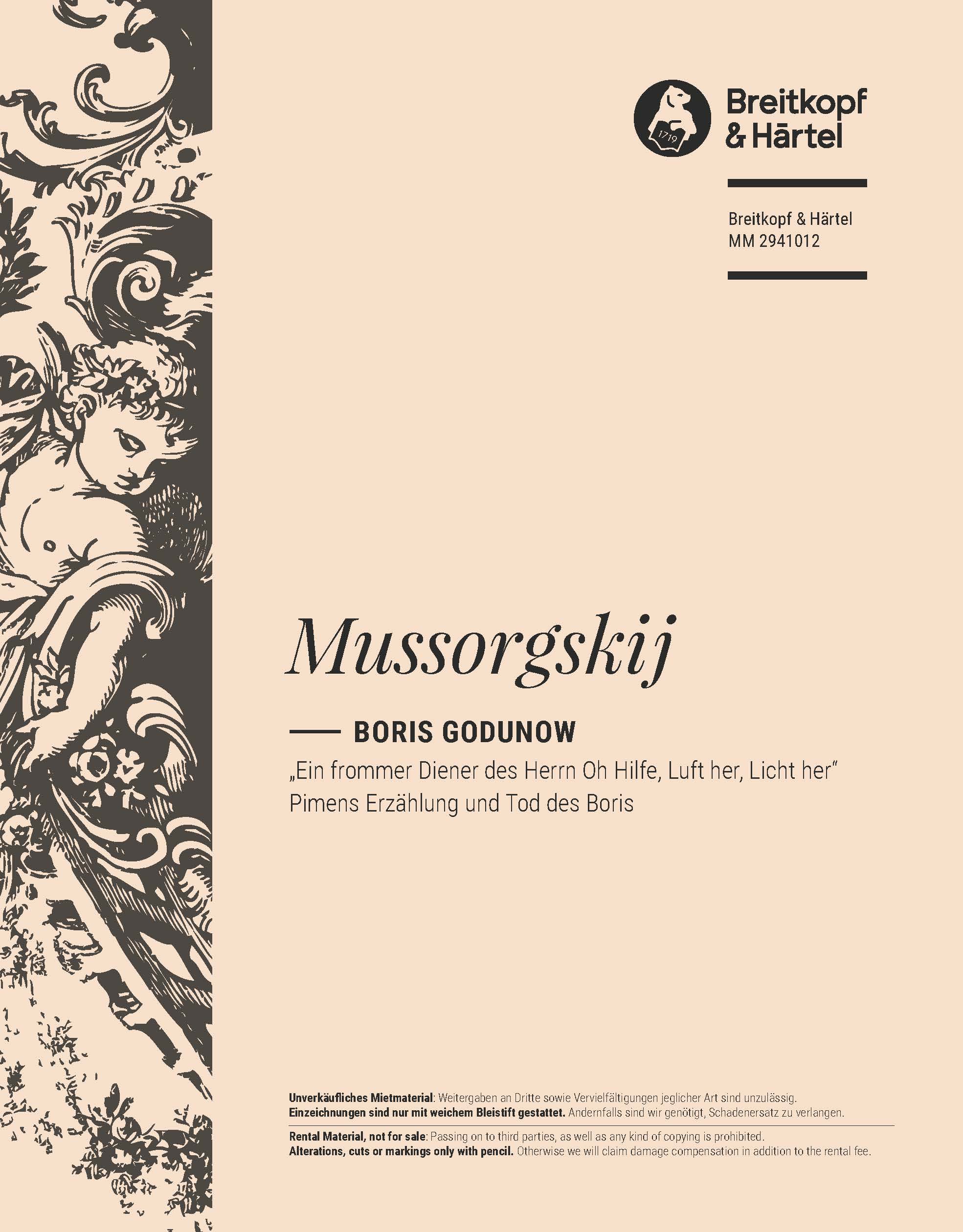 MM 2941012 - Boris Godunow - Cover