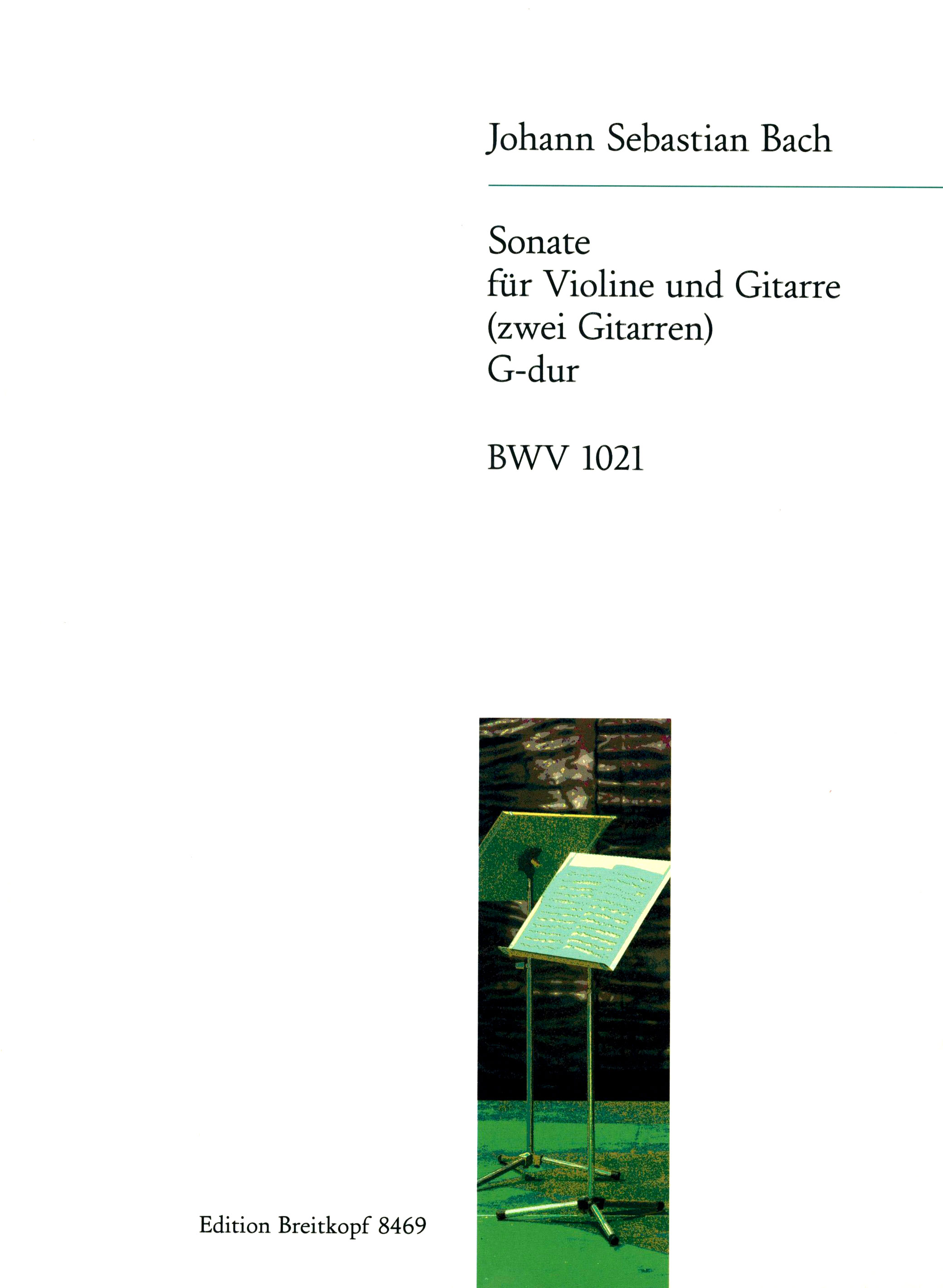 EB 8469 - Sonate G-dur BWV 1021 - Cover