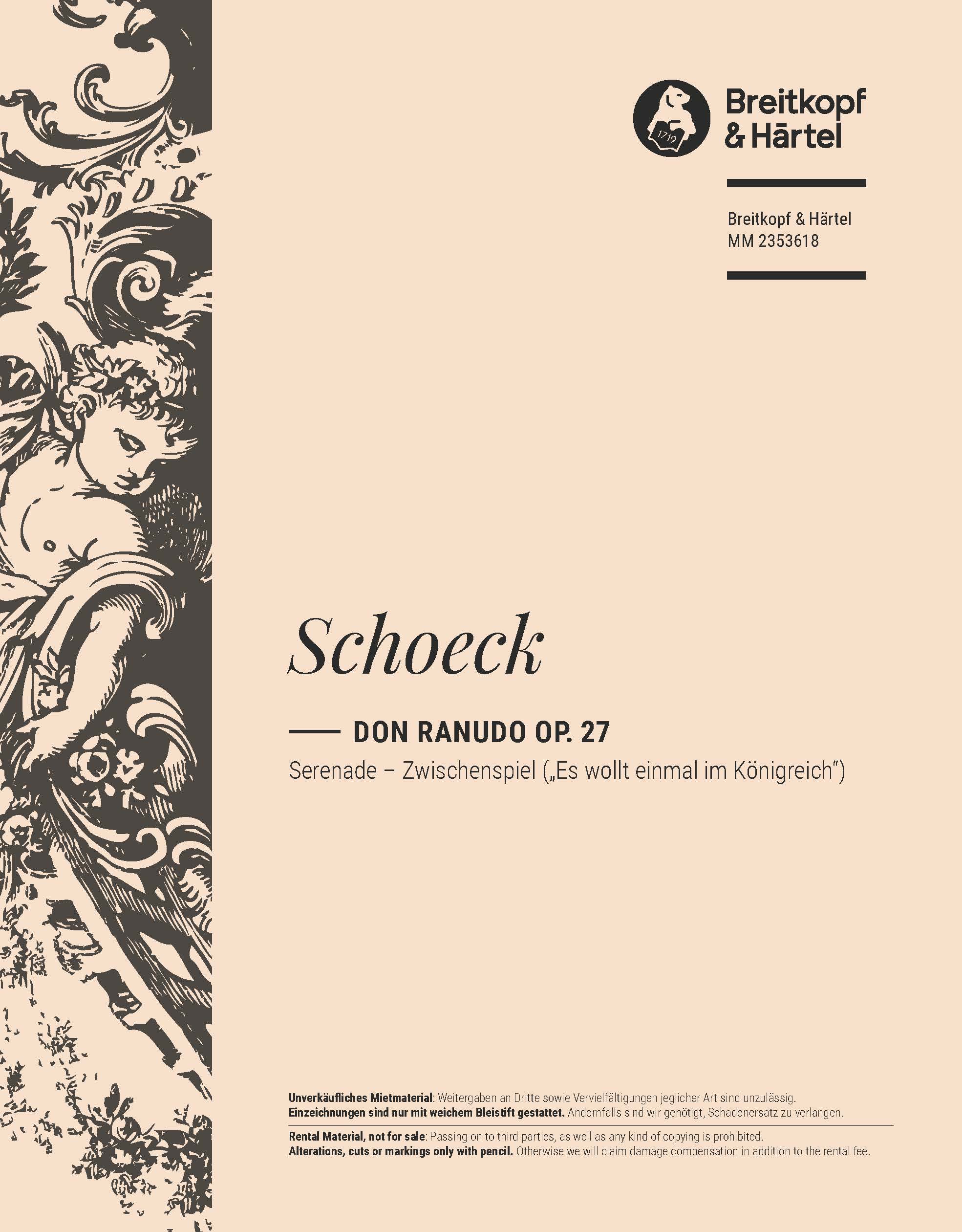 MM 2353618 - Don Ranudo Op. 27 - Cover