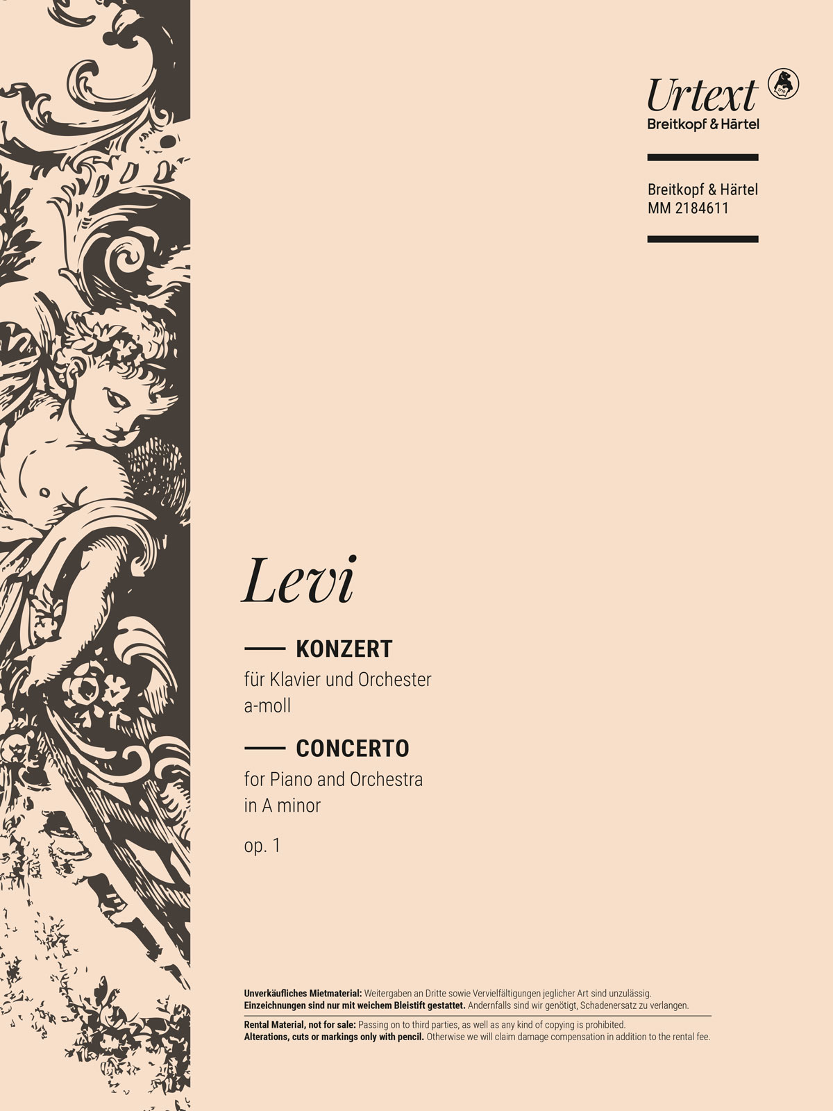 MM 2184611 - Piano Concerto in A minor op. 1 - Cover