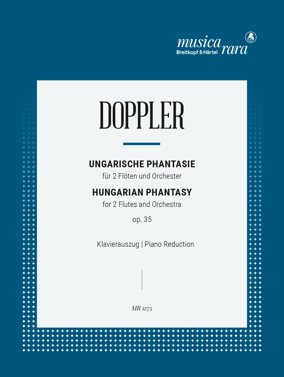 MR 1275D - Ungarische Phantasie op. 35 - Cover
