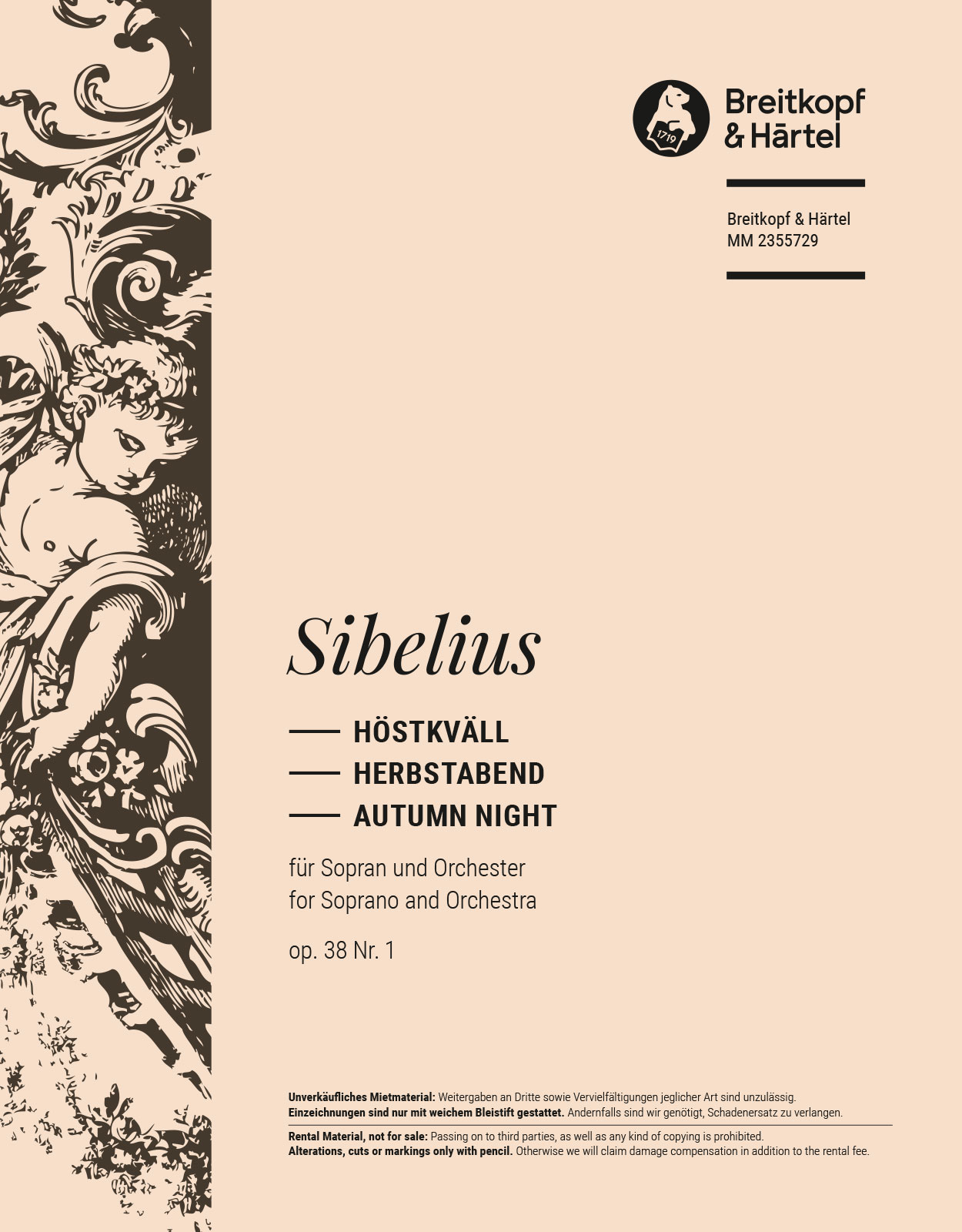 Jean Sibelius - Höstkväll op. 38/1 - Cover