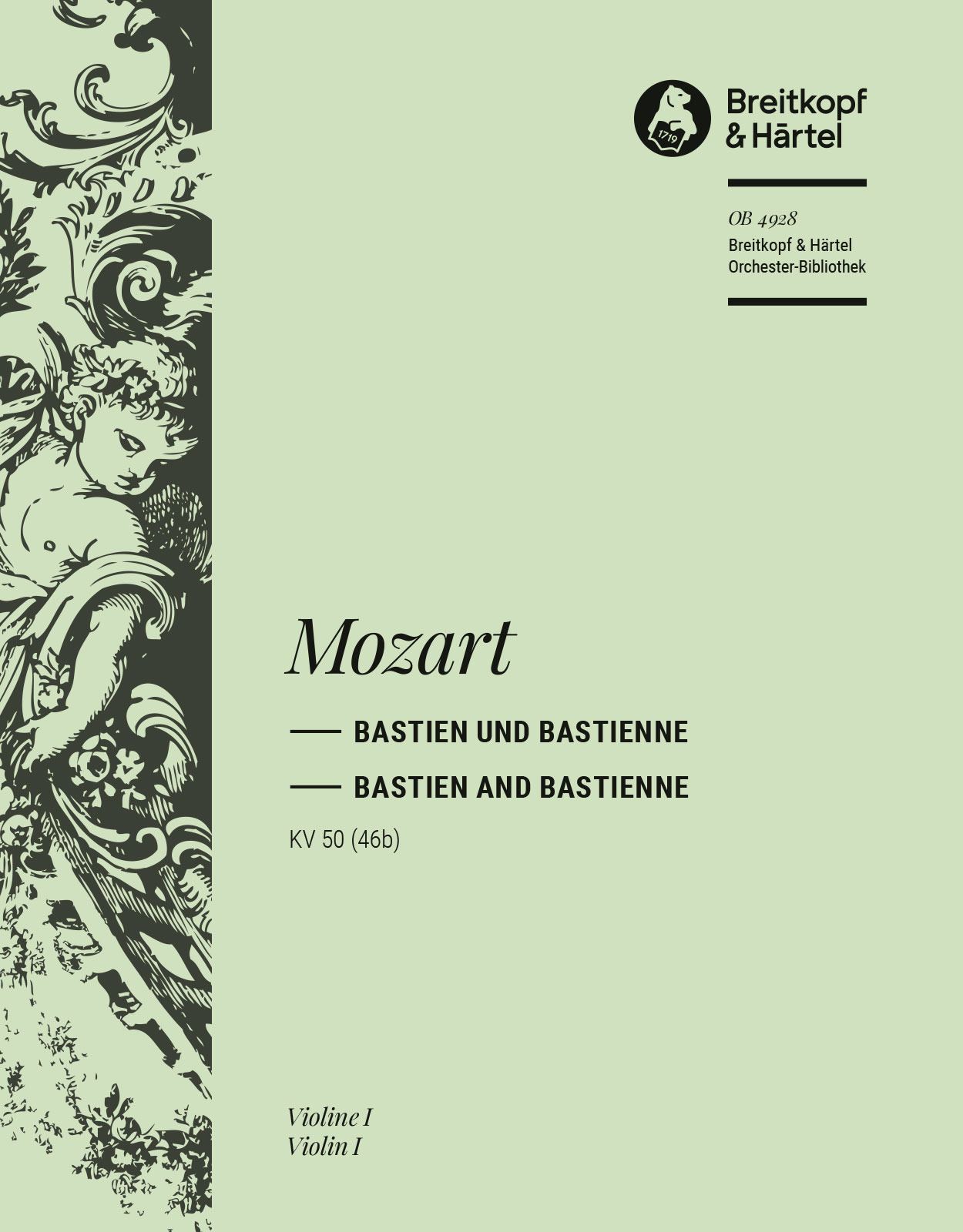 OB 4928-15 - Bastien und Bastienne K. 50 (46b) - Cover