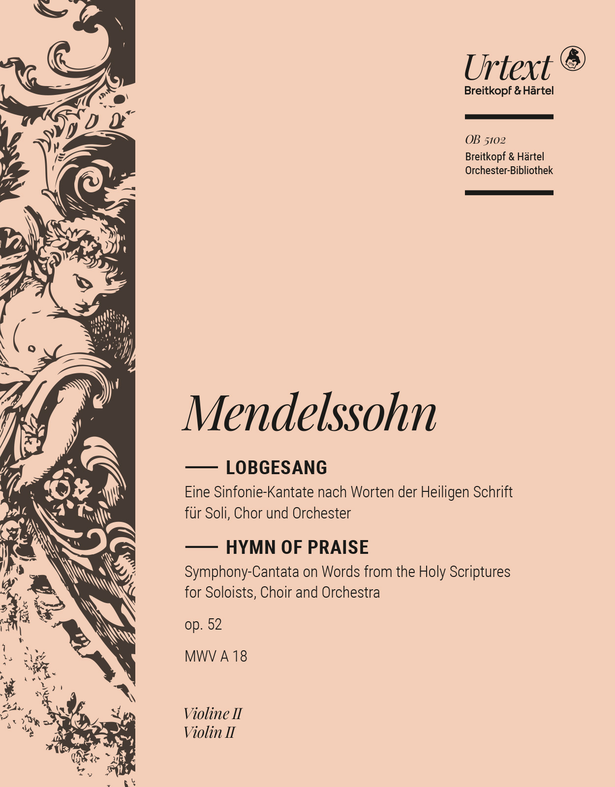 OB 5102-16 - Lobgesang op. 52 MWV A 18 - Cover