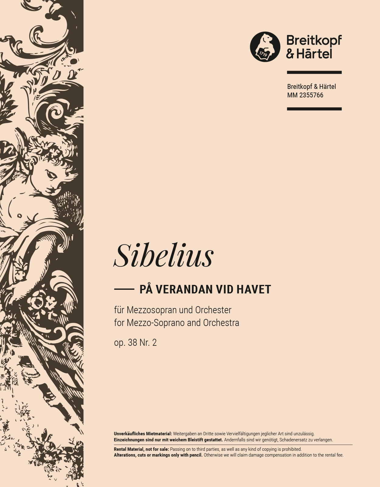 Jean Sibelius - På verandan vid havet op. 38/2 - Cover