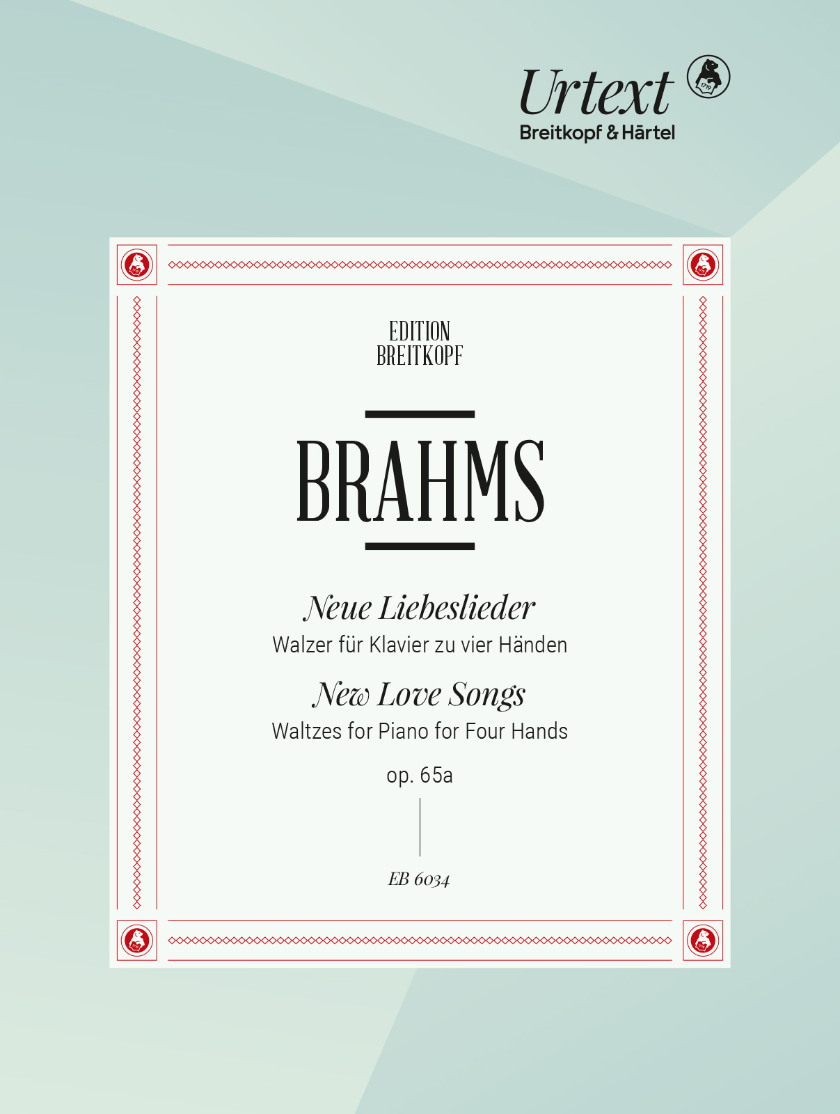 EB 6034D - New Love Songs Op. 65a - Cover