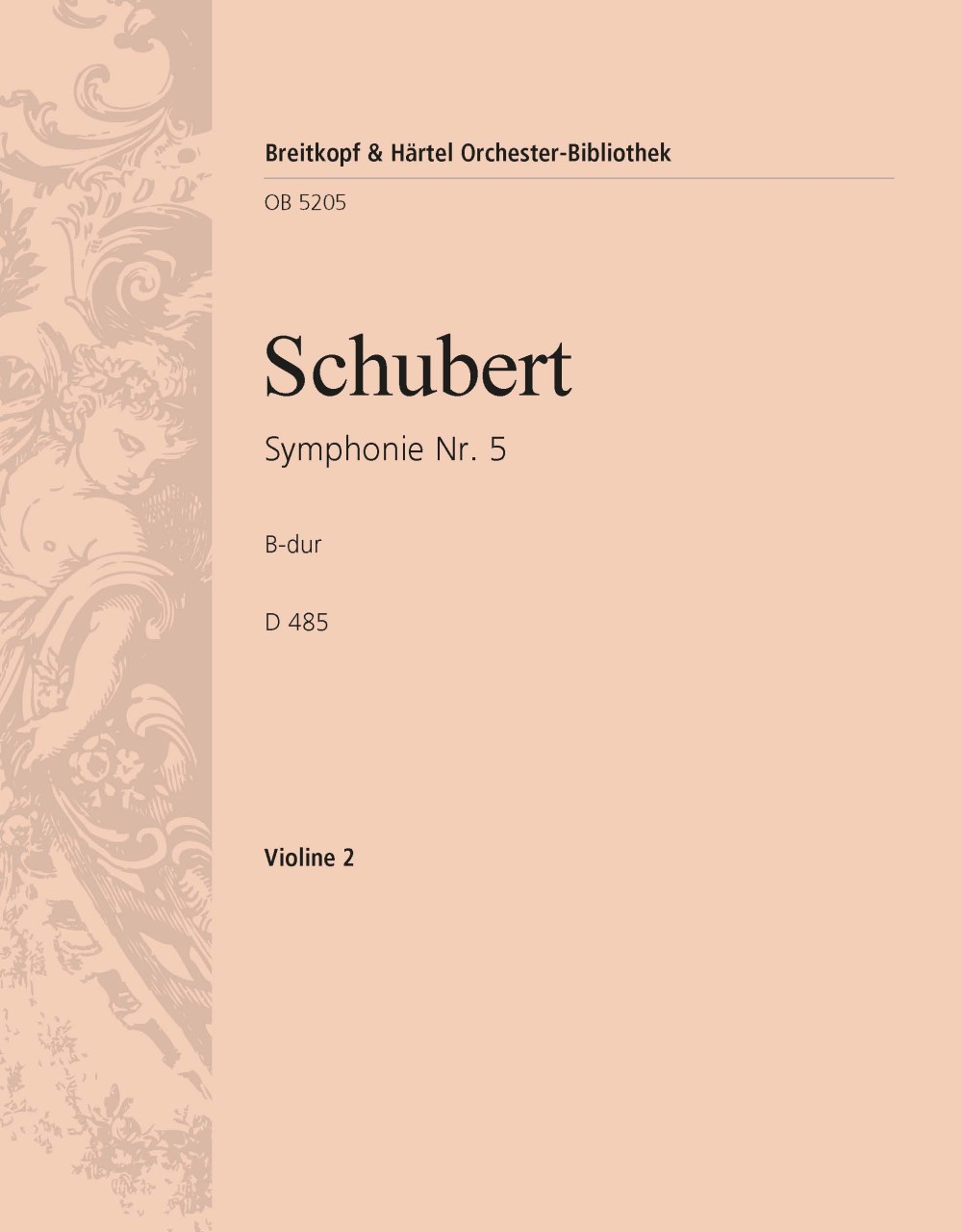 OB 5205-16 - Symphonie Nr. 5 B-dur D 485 - Cover
