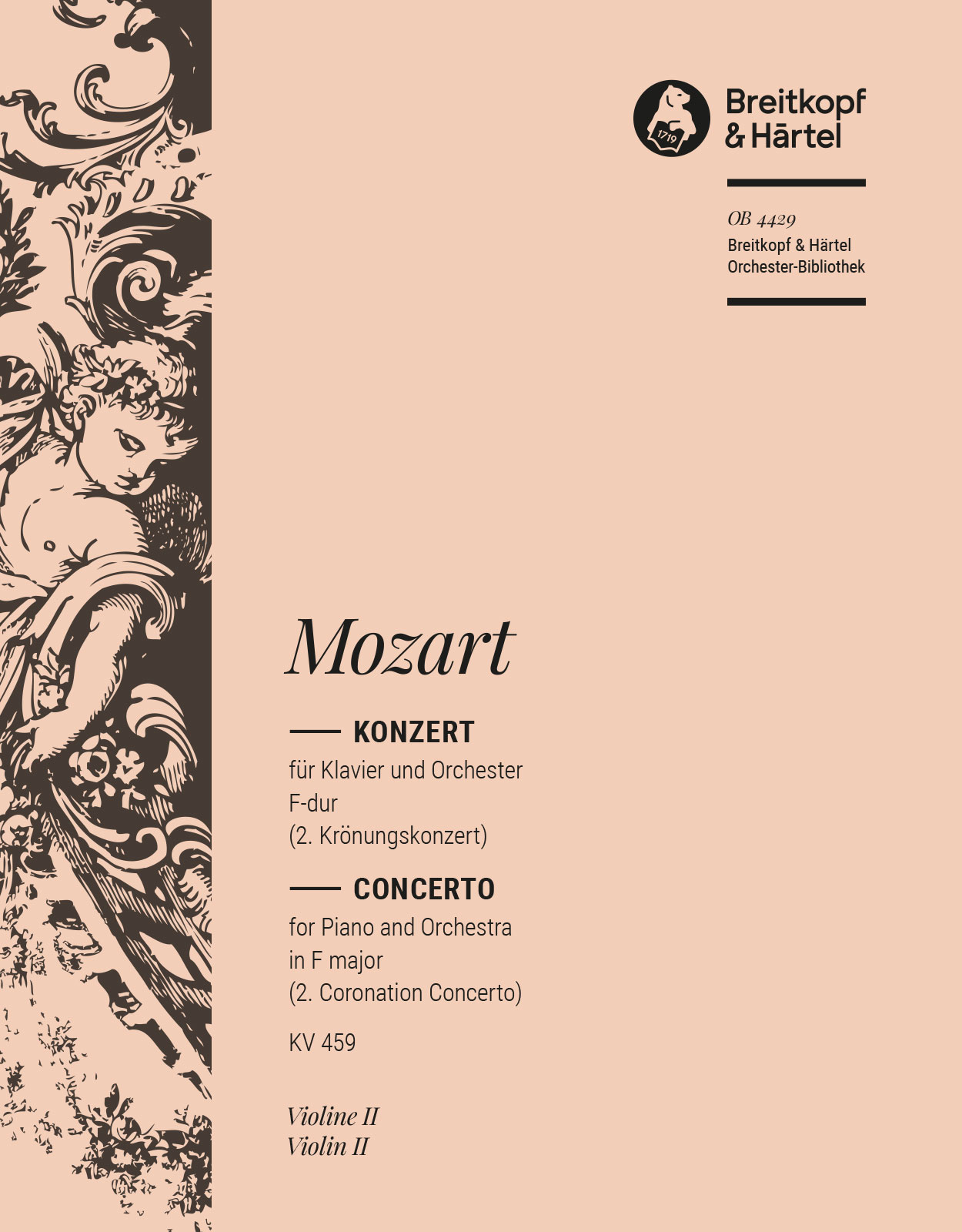 OB 4429-16 - Klavierkonzert [Nr. 19] F-dur KV 459 - Cover