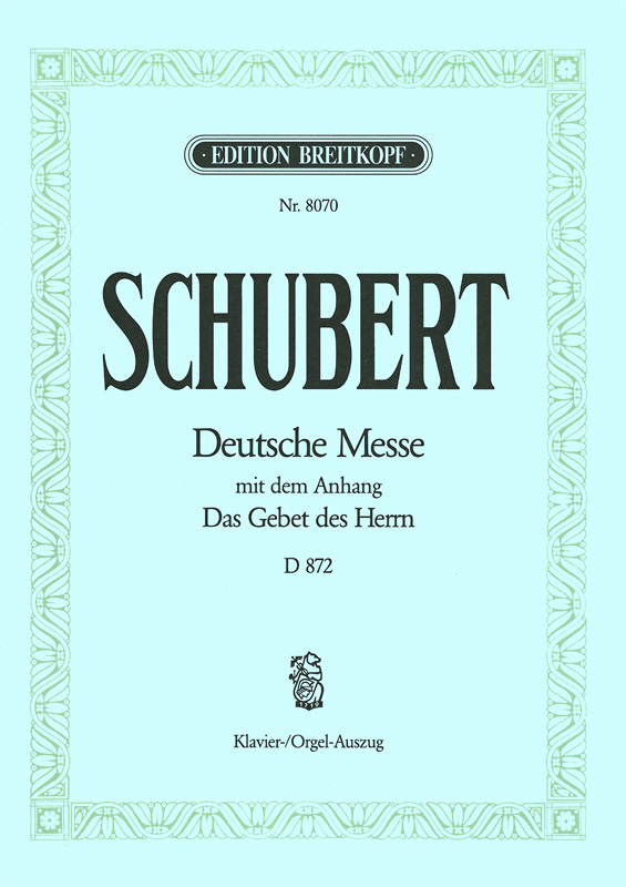 PB 4914 - Deutsche Messe F-dur D 872 - Cover
