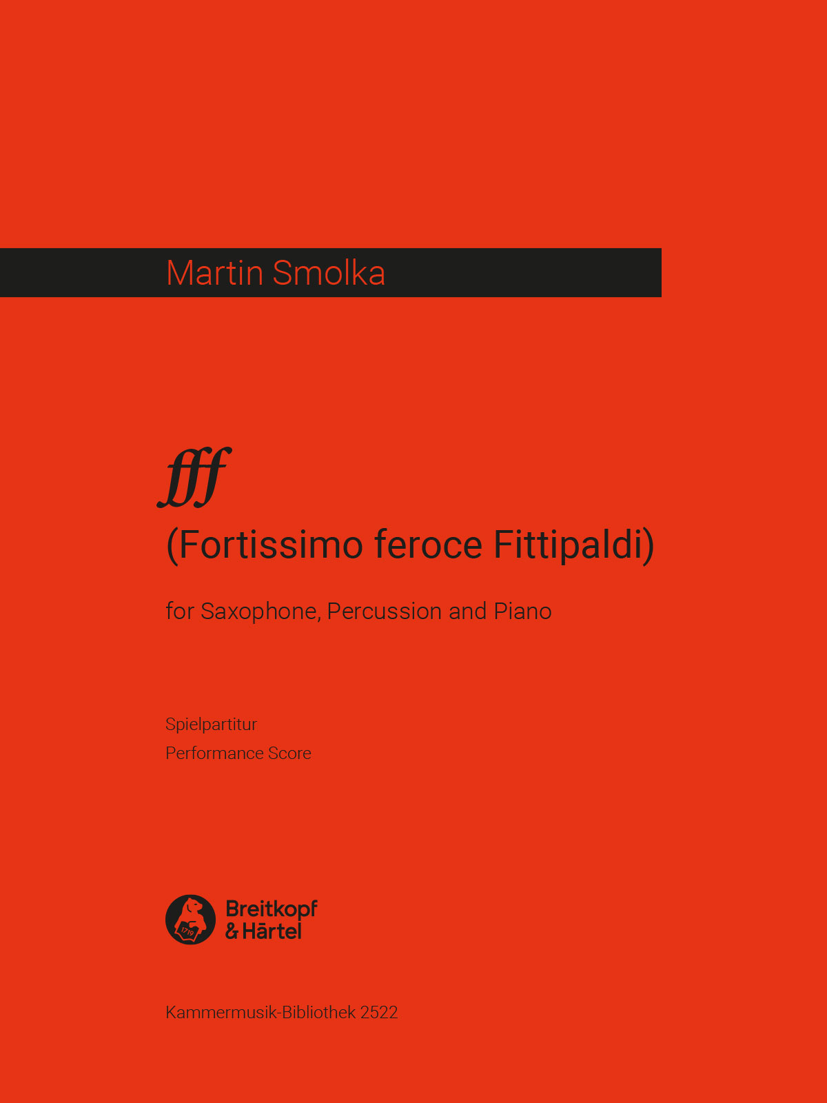 KM 2522D - fff (Fortissimo feroce Fittipaldi) - Cover