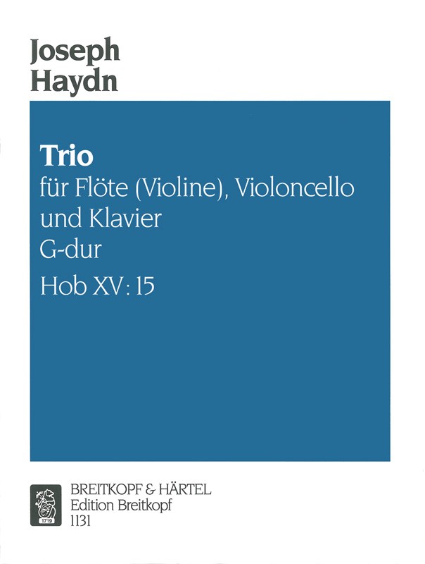 Joseph Haydn - Piano Trio in G major Hob XV:15 - Cover