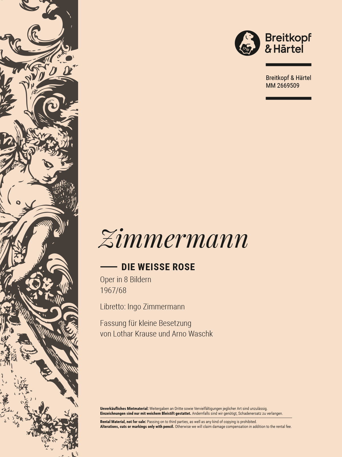 MM 2669509 - Die weiße Rose (1967/68) - Cover