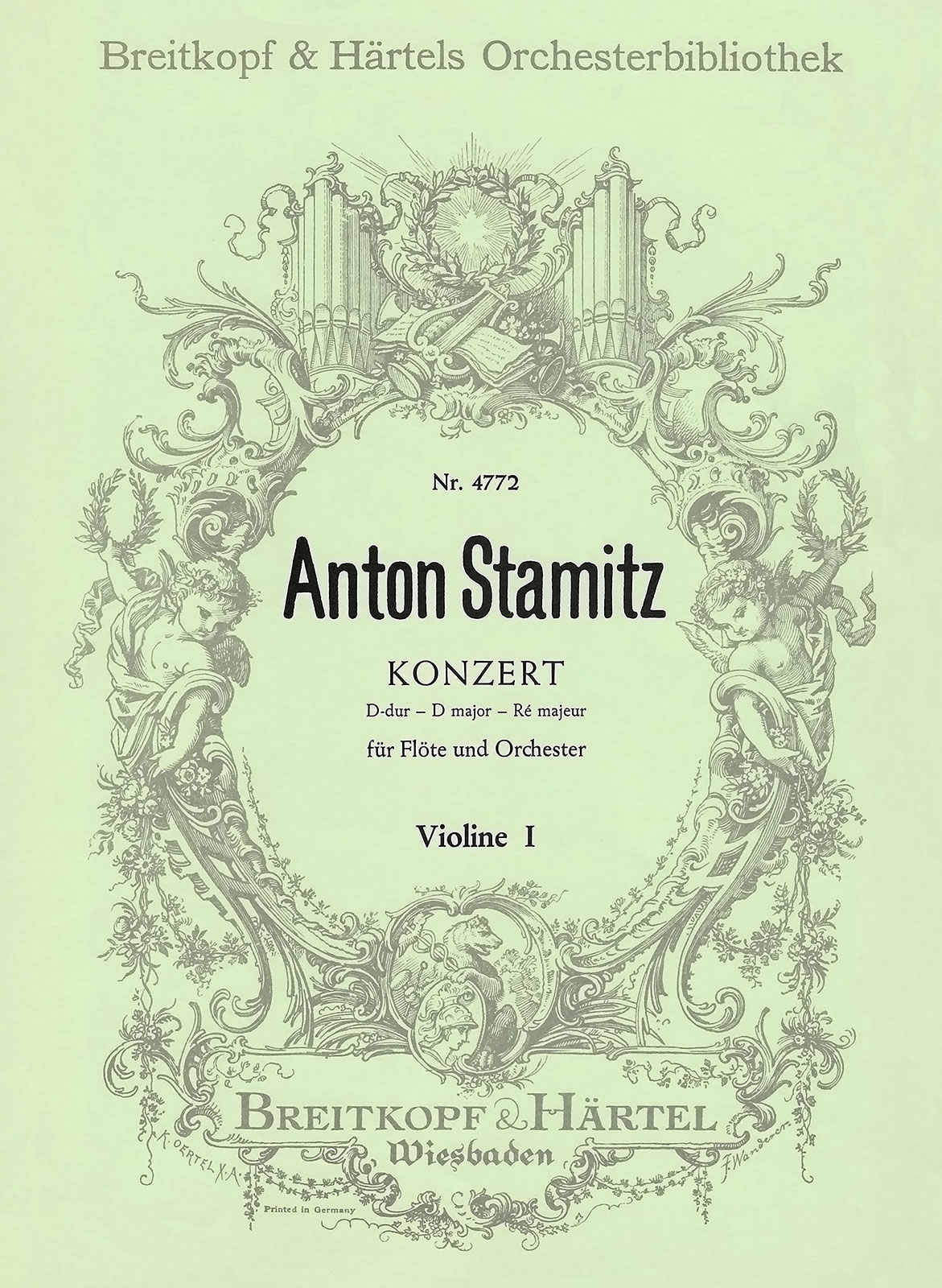 OB 4772-15 - Flötenkonzert D-dur - Cover