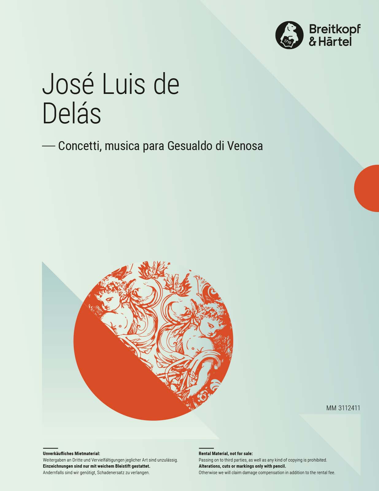José Luis de Delás - Concetti, musica para Gesualdo di Venosa - Cover