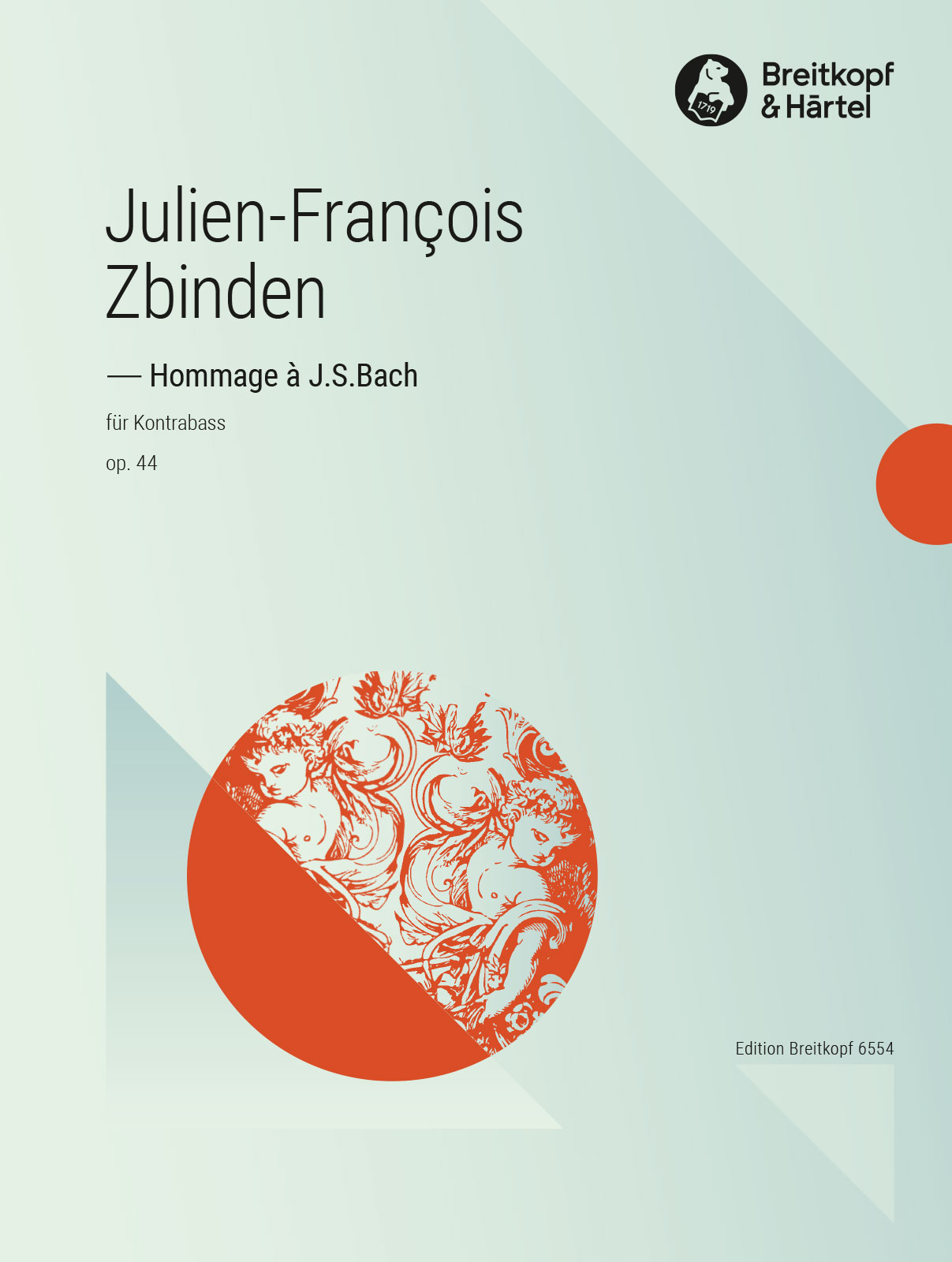 Julien-François Zbinden - Hommage à J. S. Bach op. 44 - Cover