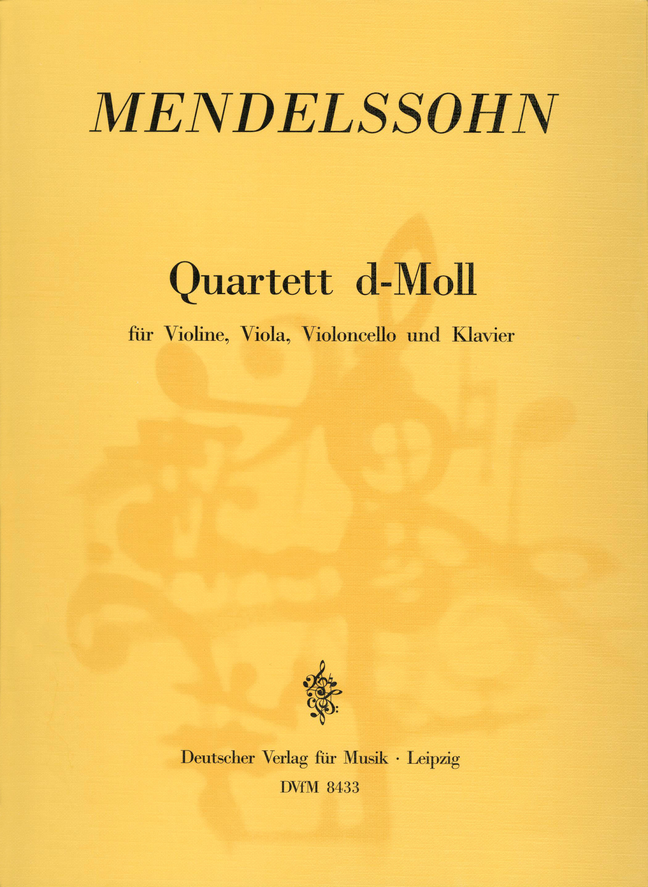 Felix Mendelssohn Bartholdy - Quartett d-moll MWV Q 10 - Cover