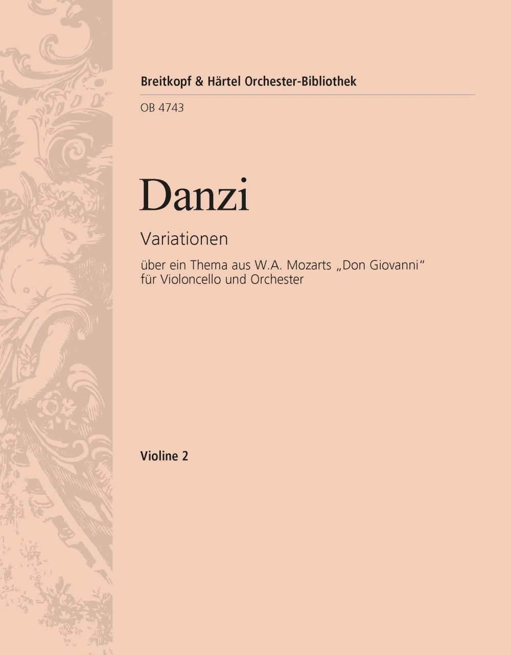 OB 4743-16 - Variations on a Theme from W. A. Mozart’s “Don Giovanni” - Cover