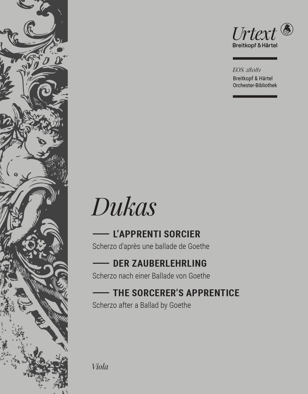 EOS 28081-19 - L’Apprenti sorcier (Der Zauberlehrling) - Cover