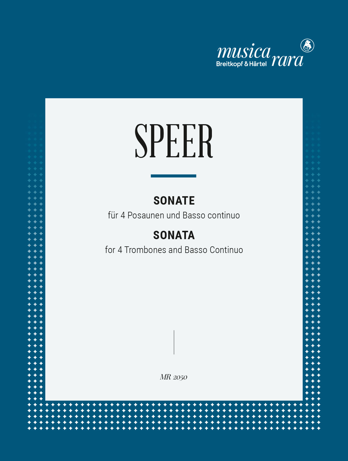 MR 2050D - Sonata in C major - Cover