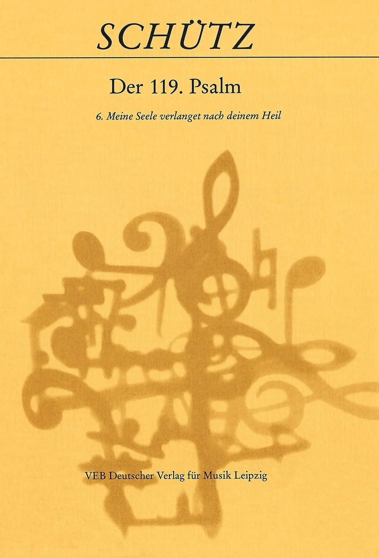 DV 7956 - Der Schwanengesang. Des Königs und Propheten Davids 119. Psalm - Cover