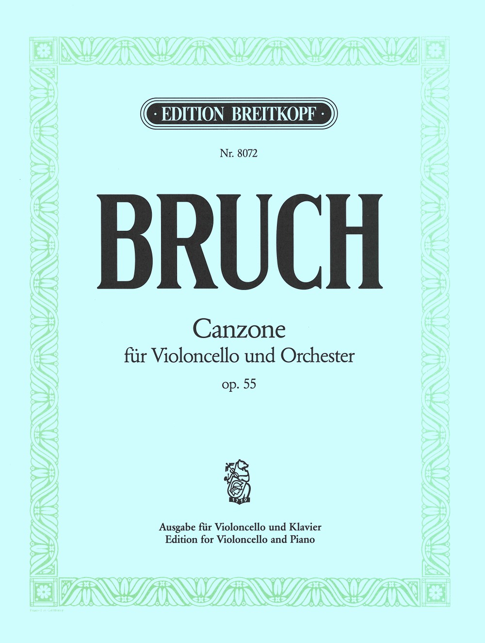 Max Bruch - Canzone in B flat major Op. 55 - Cover