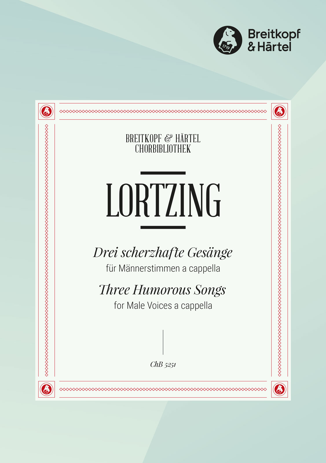 Albert Lortzing - 3 Humorous Songs - Cover