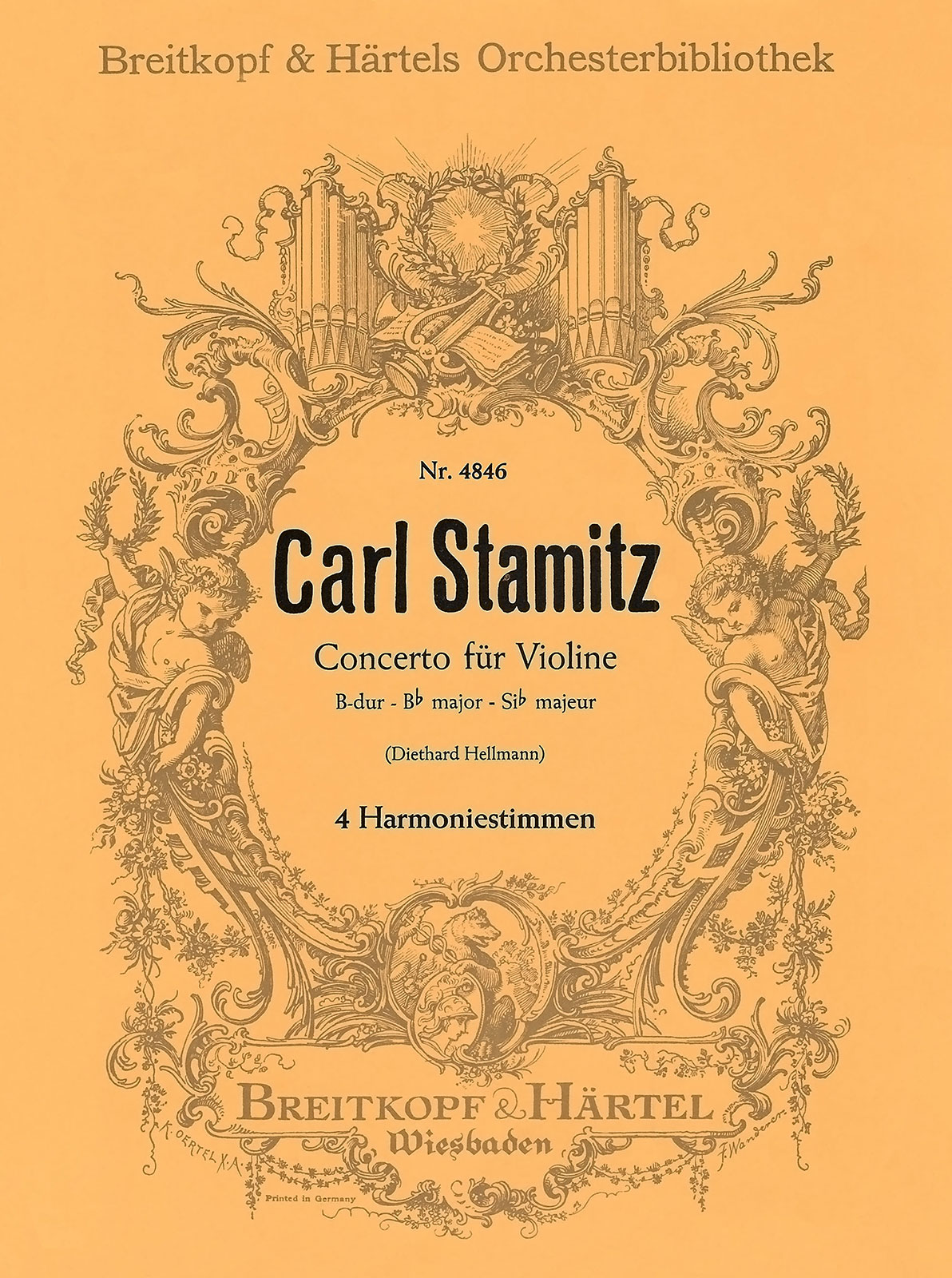 OB 4846-30 - Violinkonzert B-dur - Cover