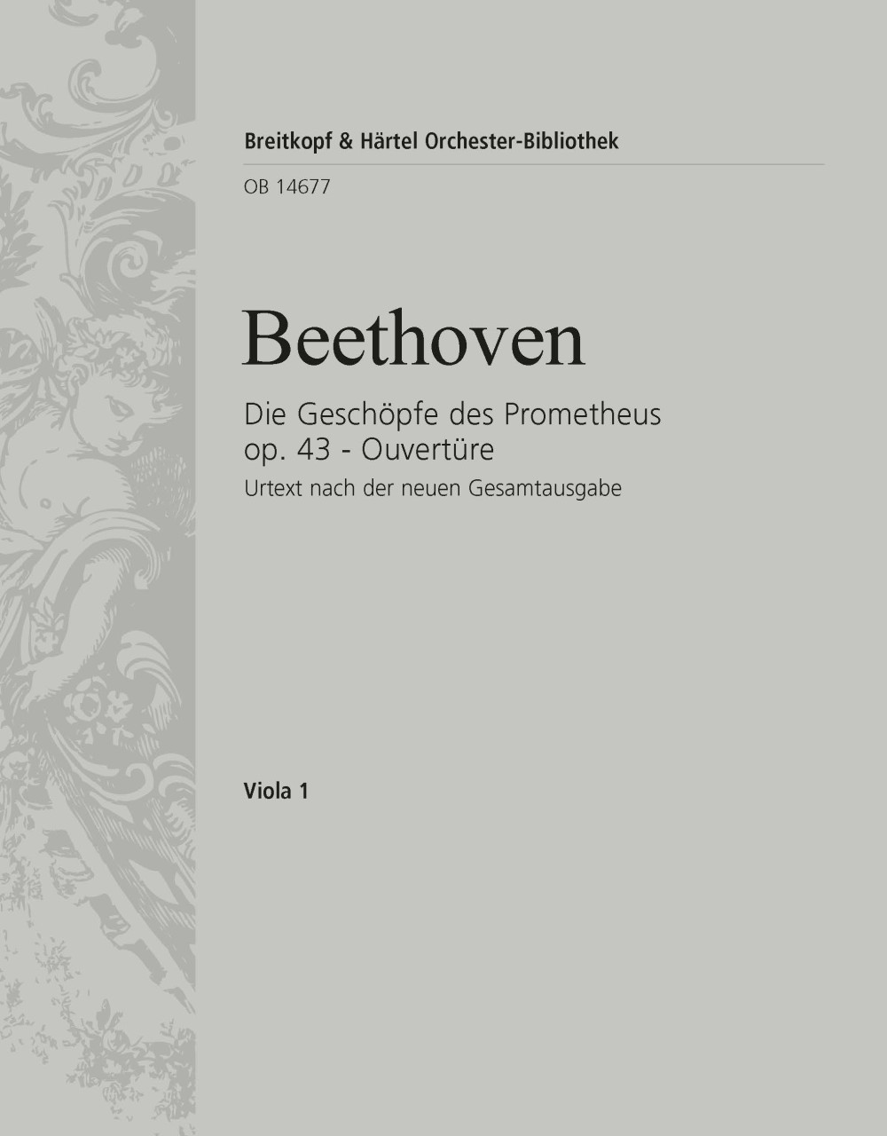 OB 14677-19 - Die Geschöpfe des Prometheus op. 43 - Cover